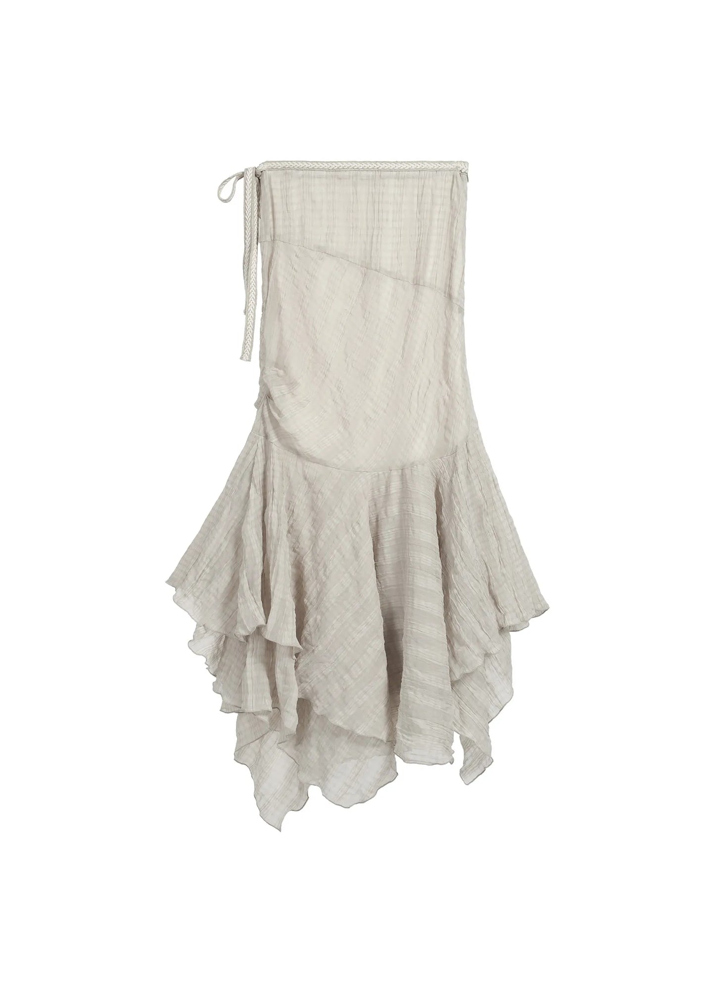 Pleated Maxi Skirt