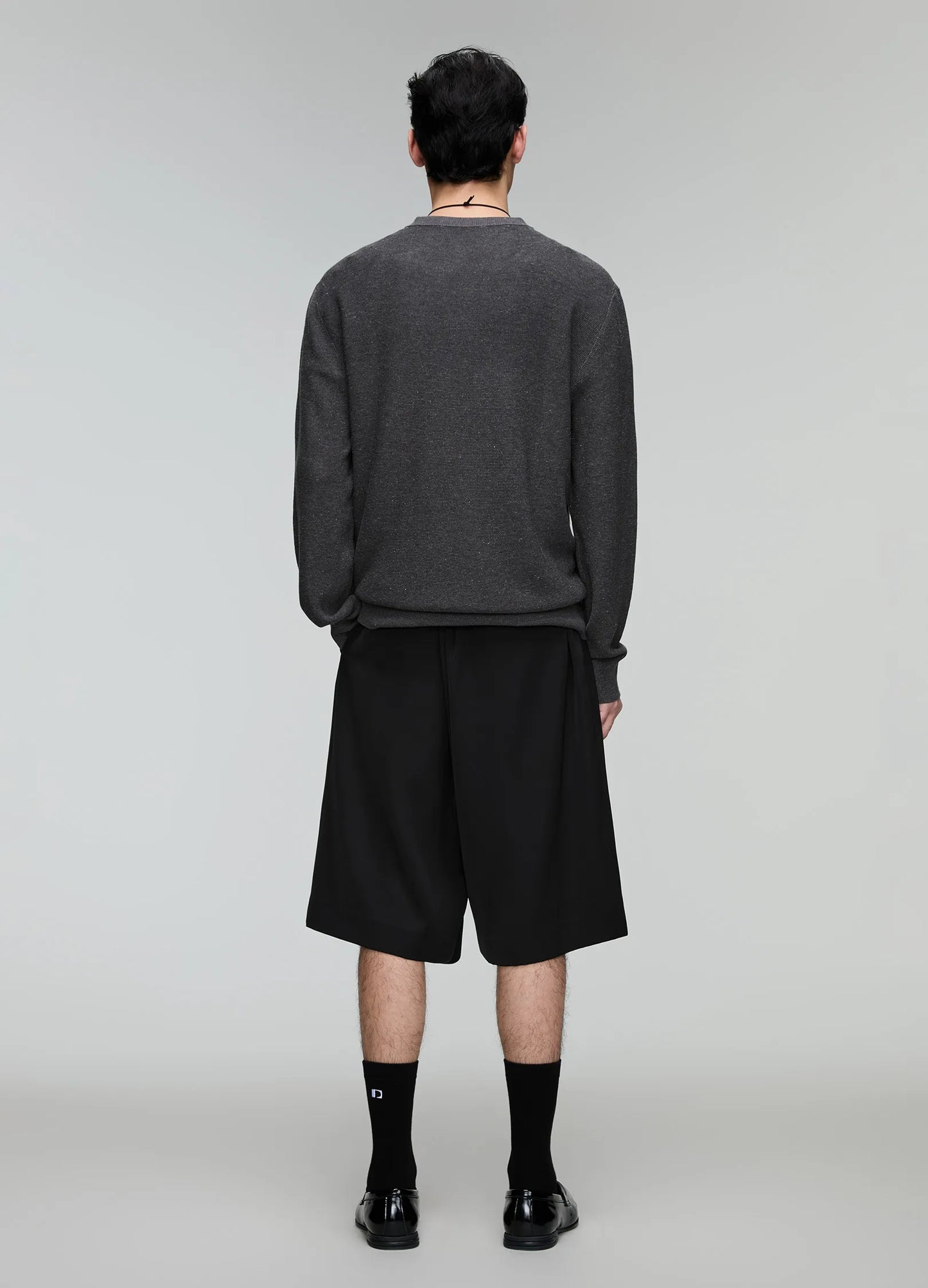 Pleated Suit Shorts