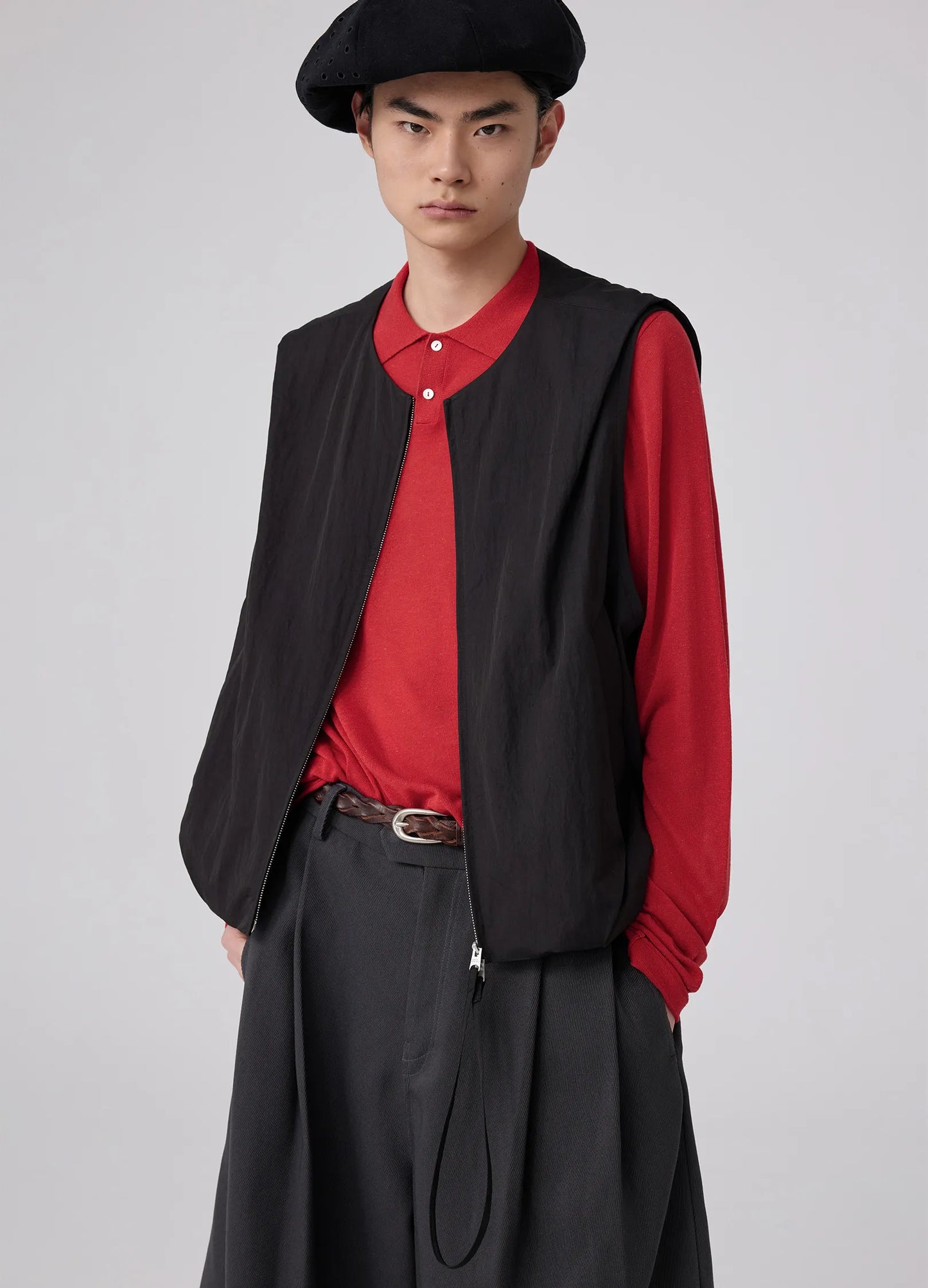 Pleated Vest