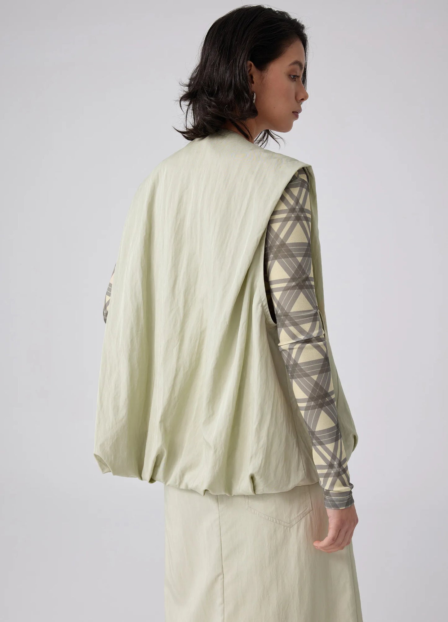 Pleated Vest