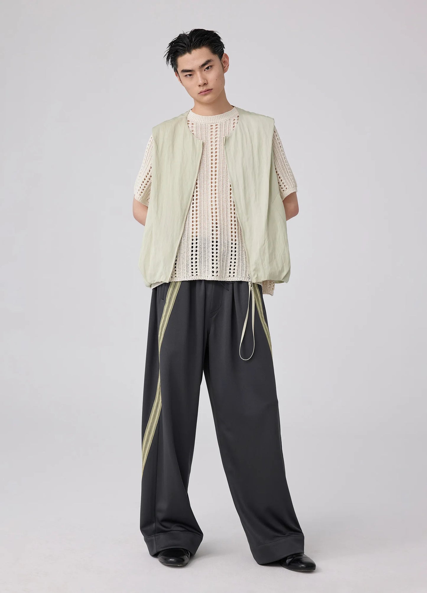 Pleated Vest