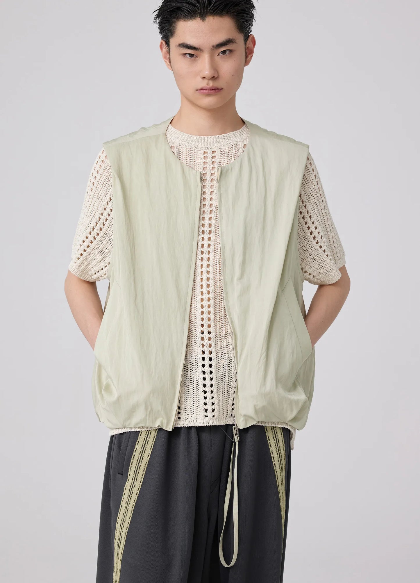 Pleated Vest