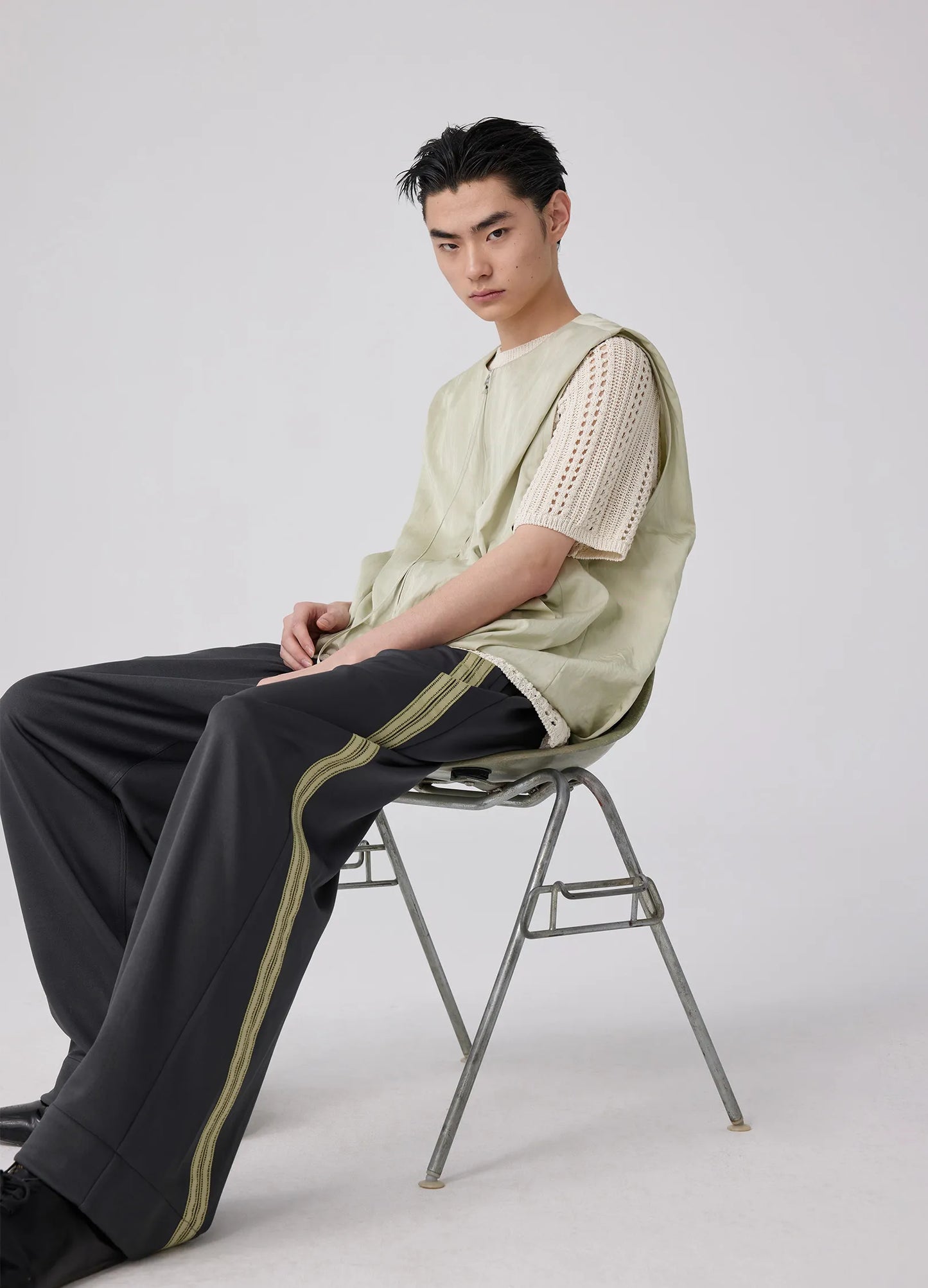 Pleated Vest