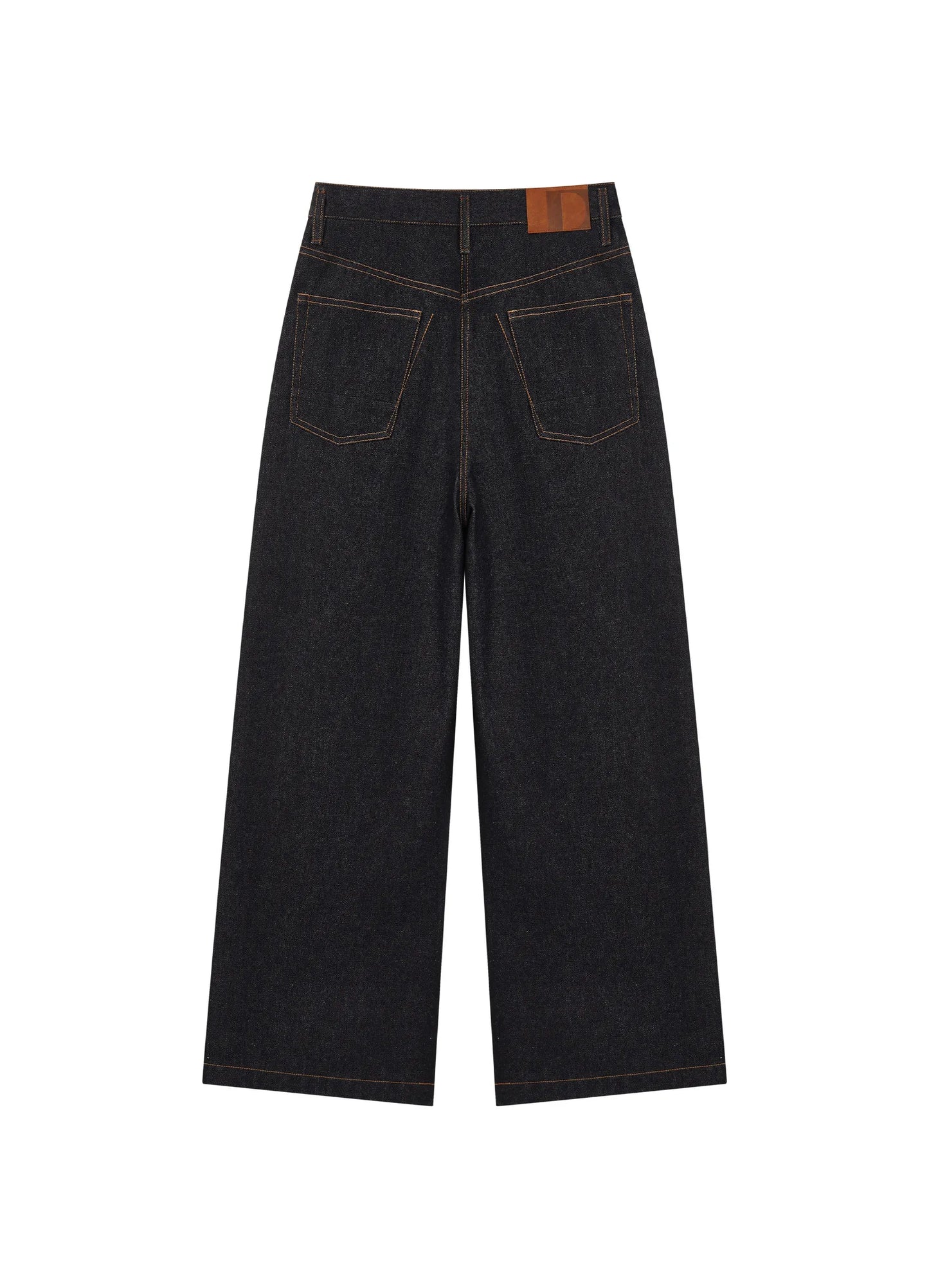 Pleated Wide Denims