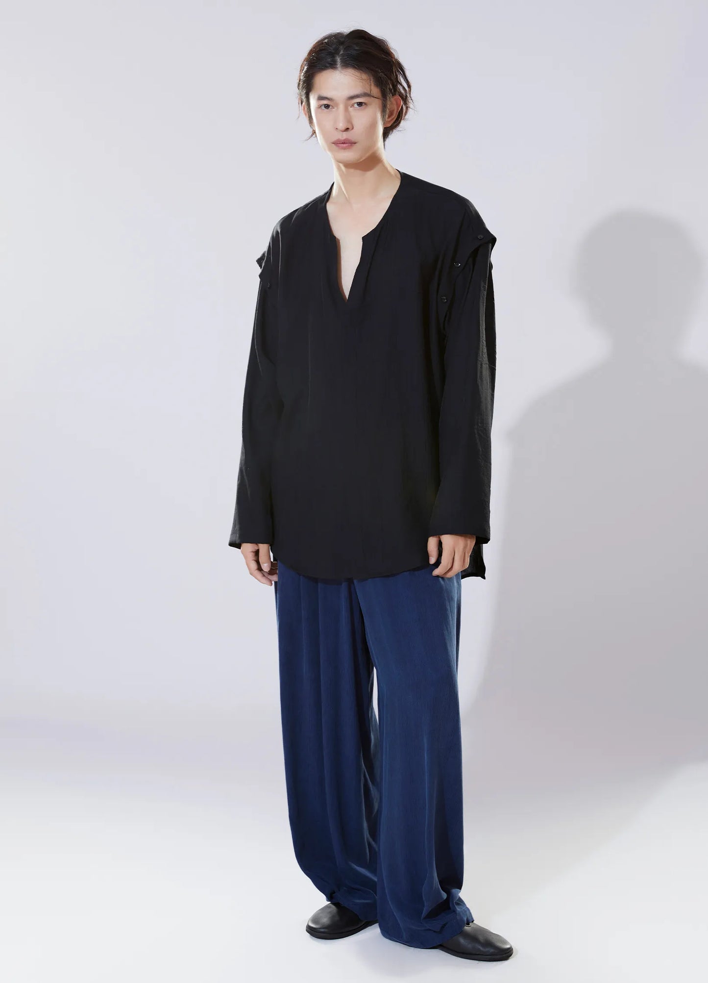 Pleated Detachable Shirt