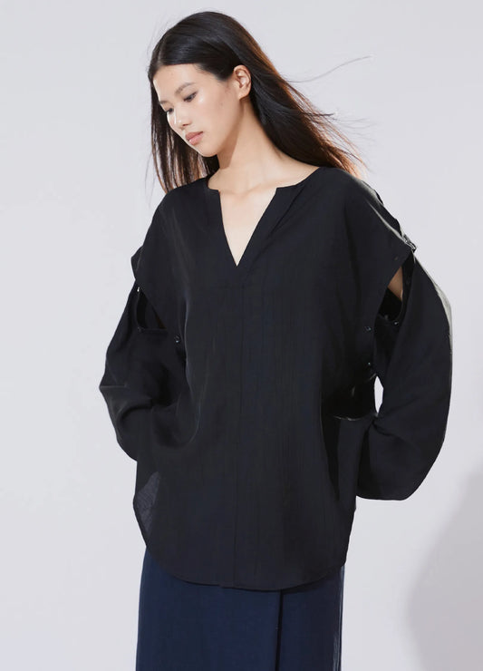 Pleated Detachable Shirt