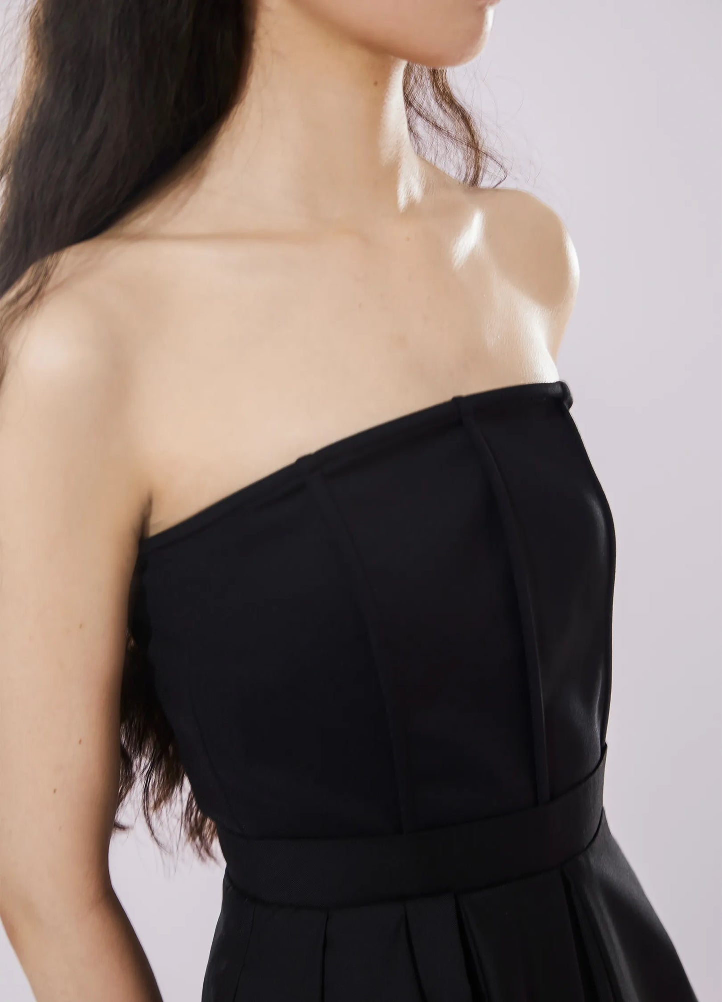 Pleated Evening Dress