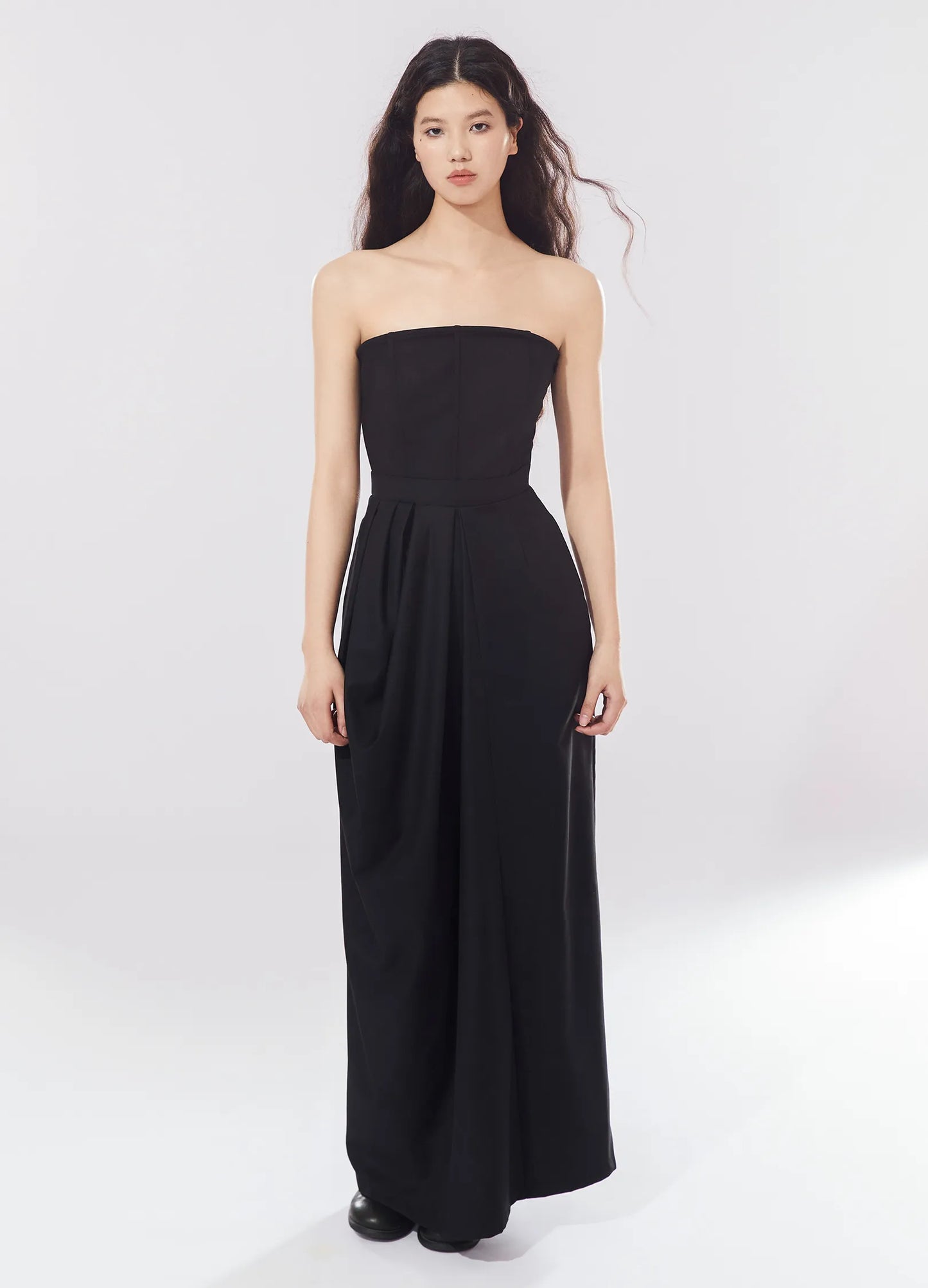 Pleated Evening Dress
