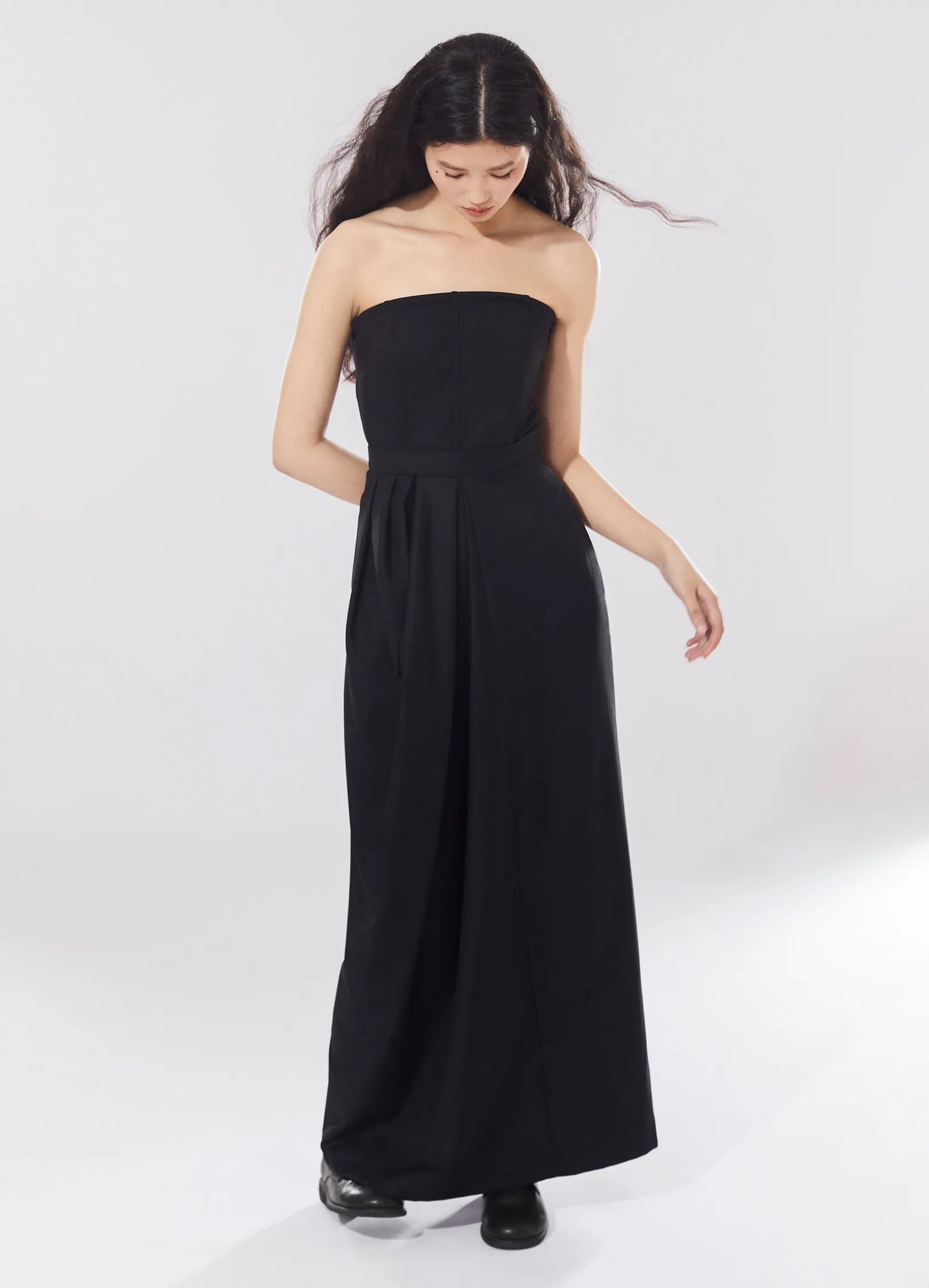 Pleated Evening Dress