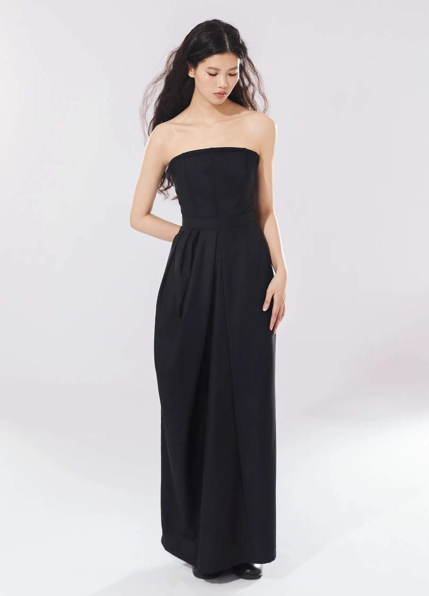Pleated Evening Dress