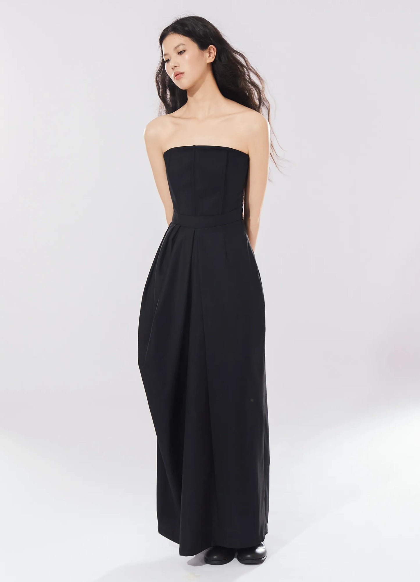 Pleated Evening Dress