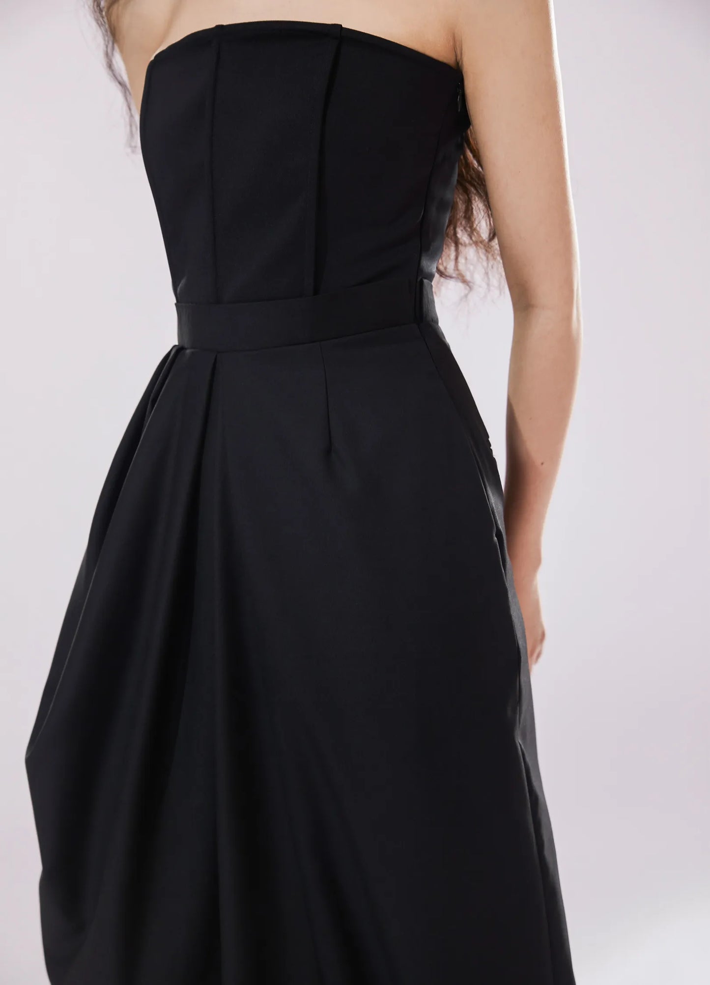 Pleated Evening Dress