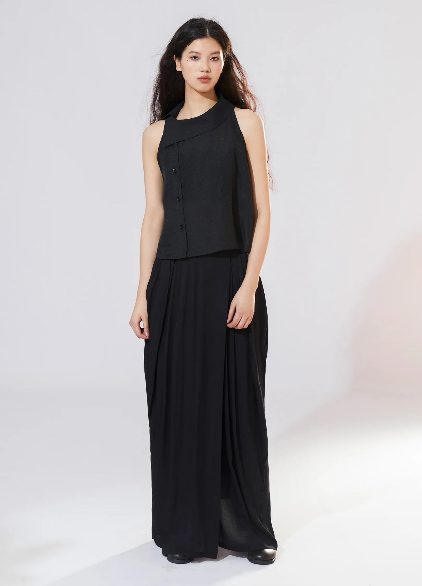 Pleated Full Body Skirt