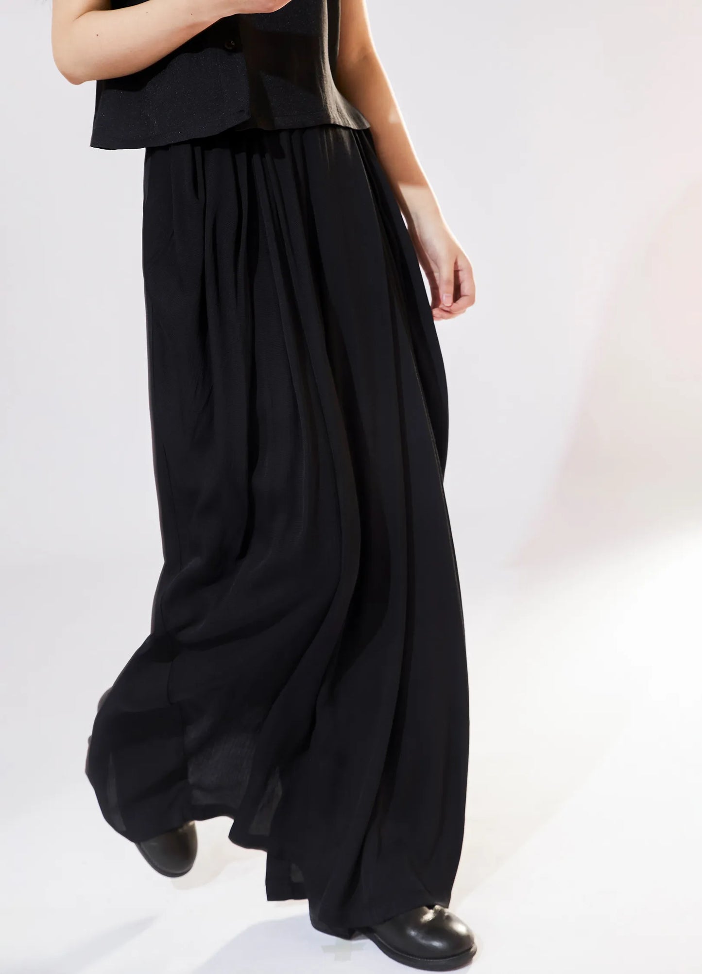 Pleated Full Body Skirt