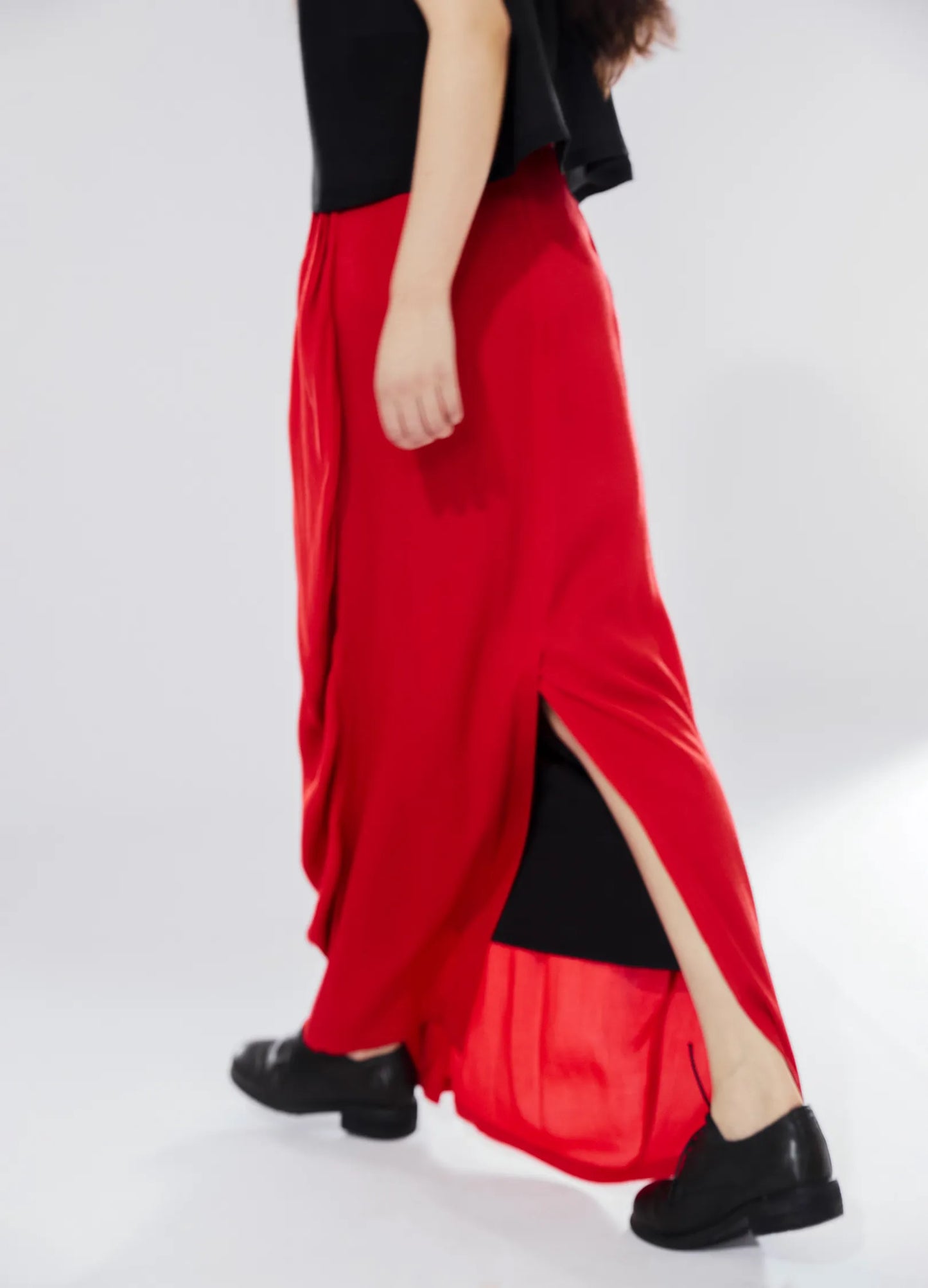 Pleated Full Body Skirt