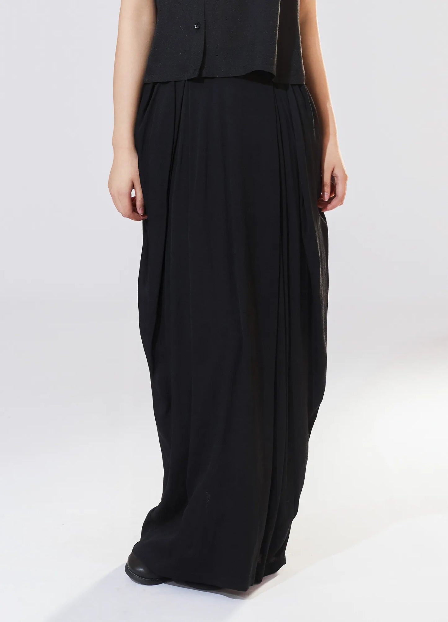 Pleated Full Body Skirt