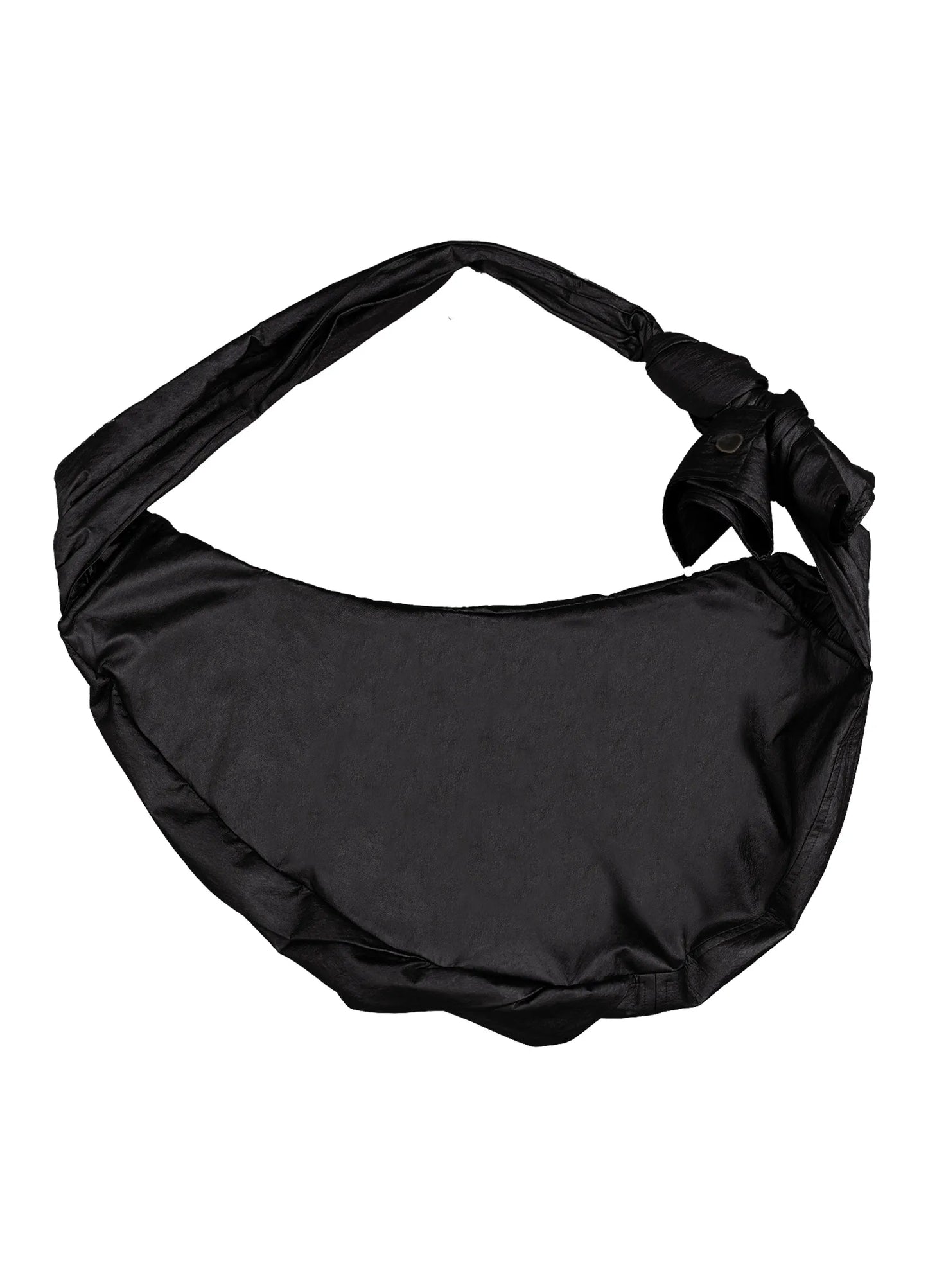 Pleated Reflective Sling Bag