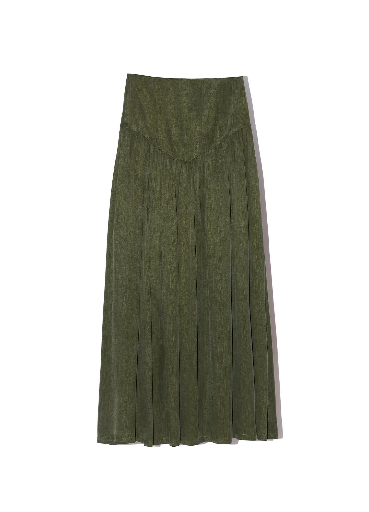 Pleated Wave Skirt