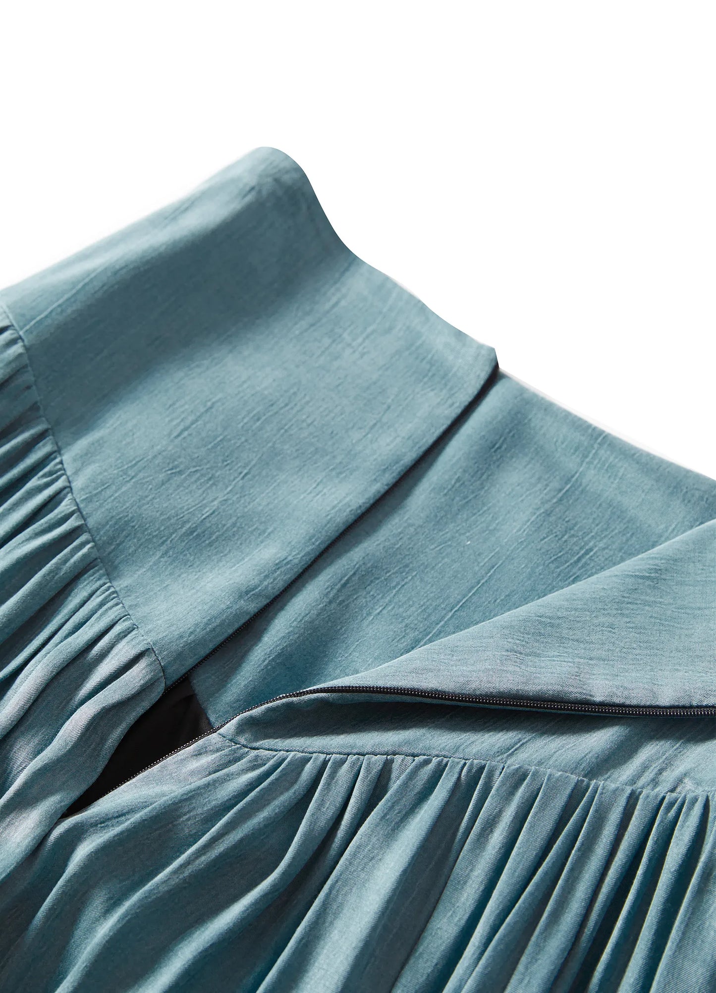 Pleated Wave Skirt