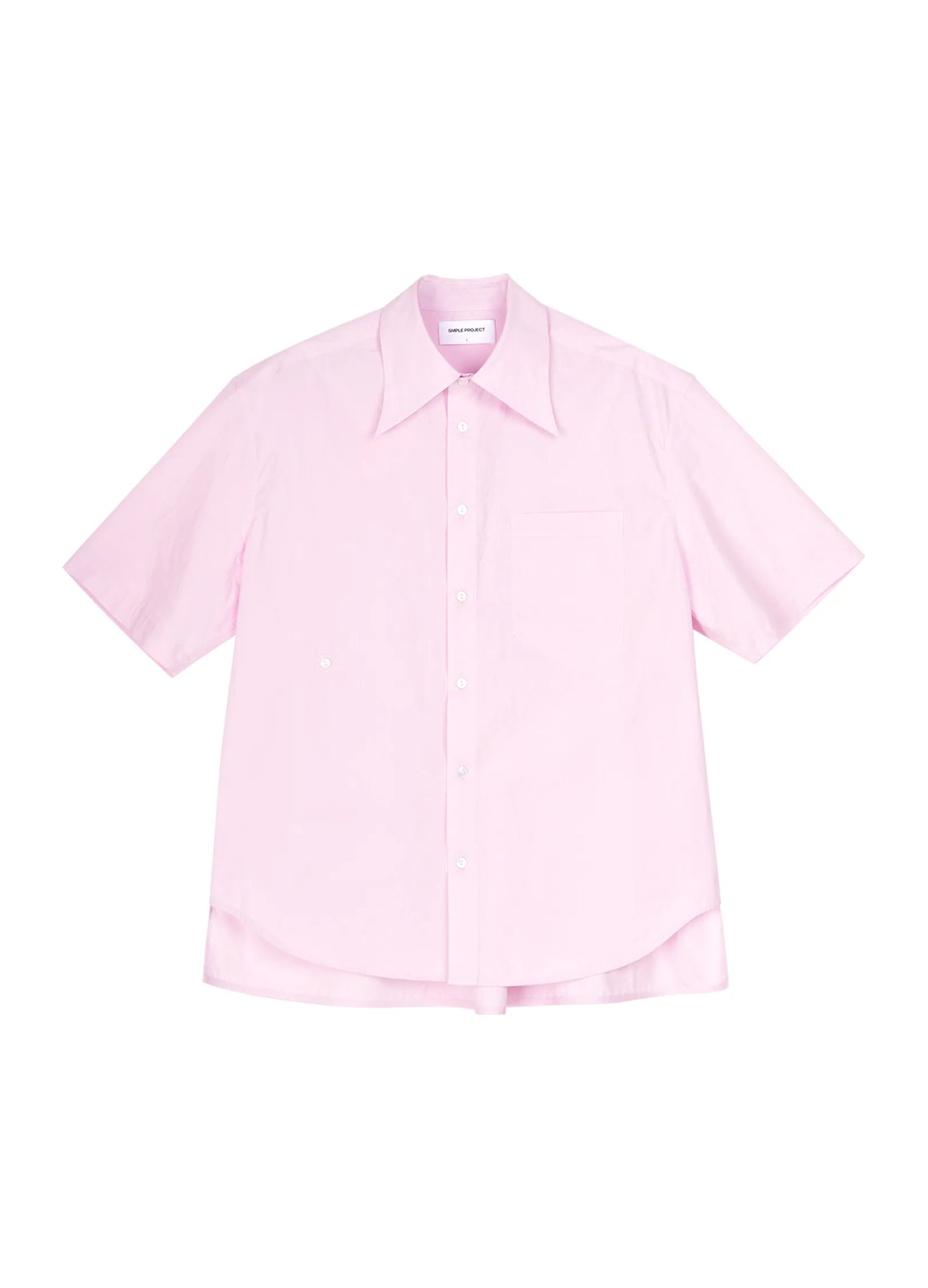 Pointed Collar SS Shirt