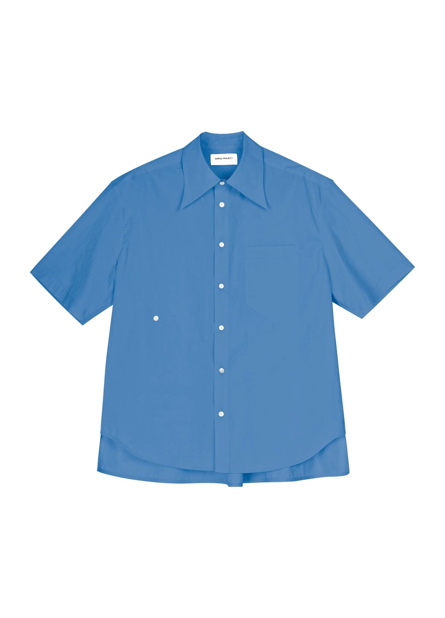 Pointed Collar SS Shirt