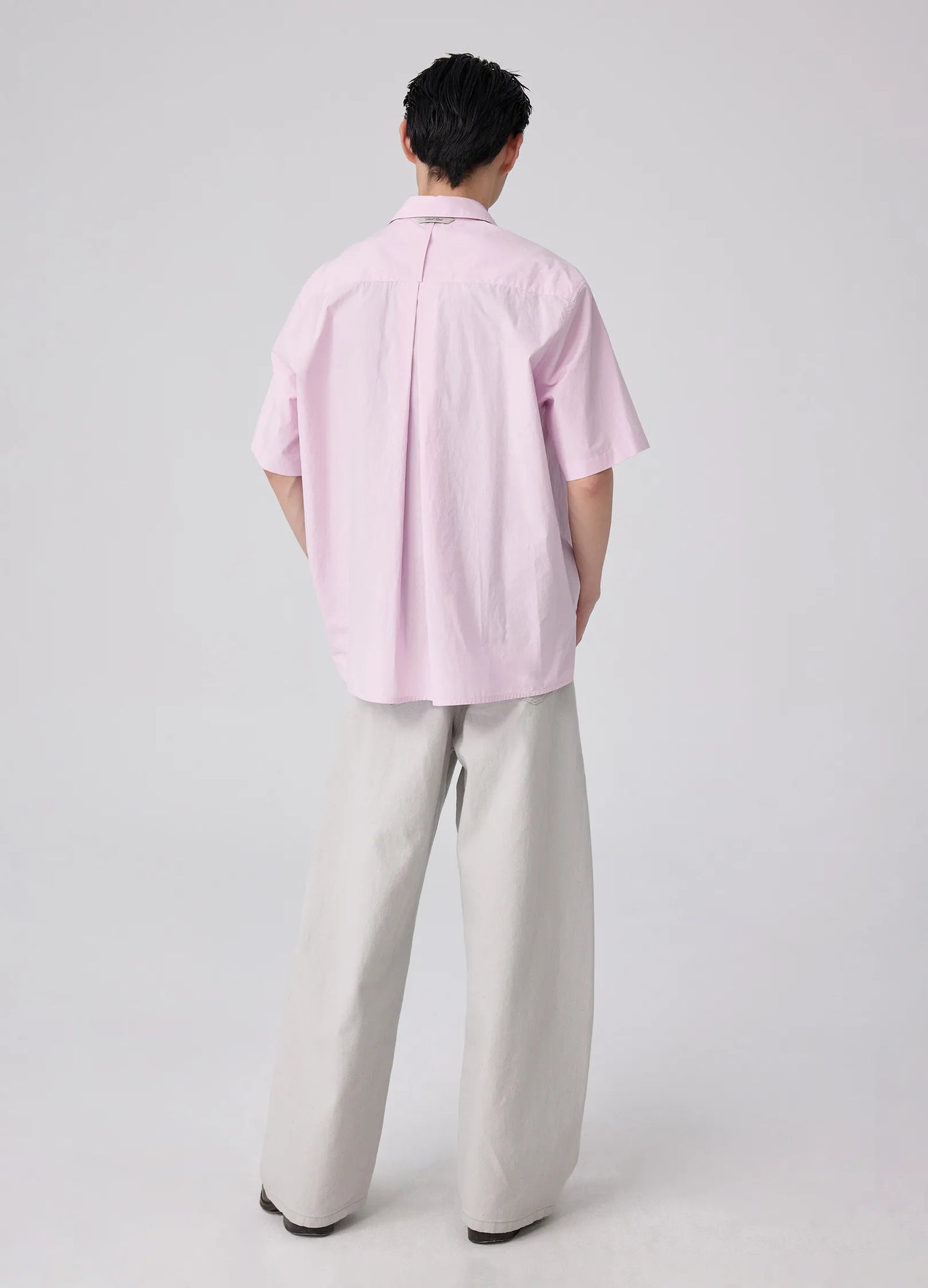 Pointed Collar SS Shirt