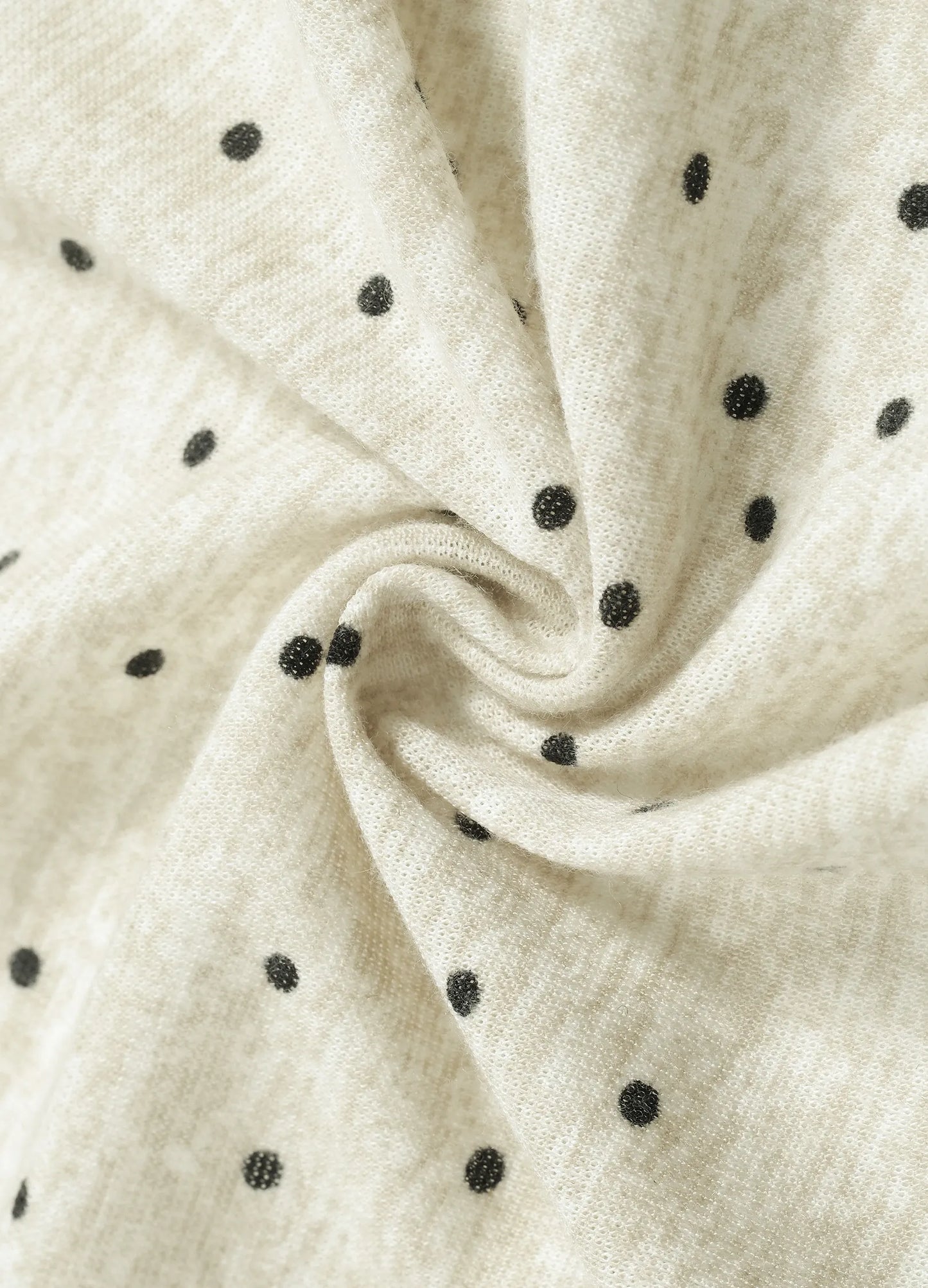 Polka Dot Knitted Bandana