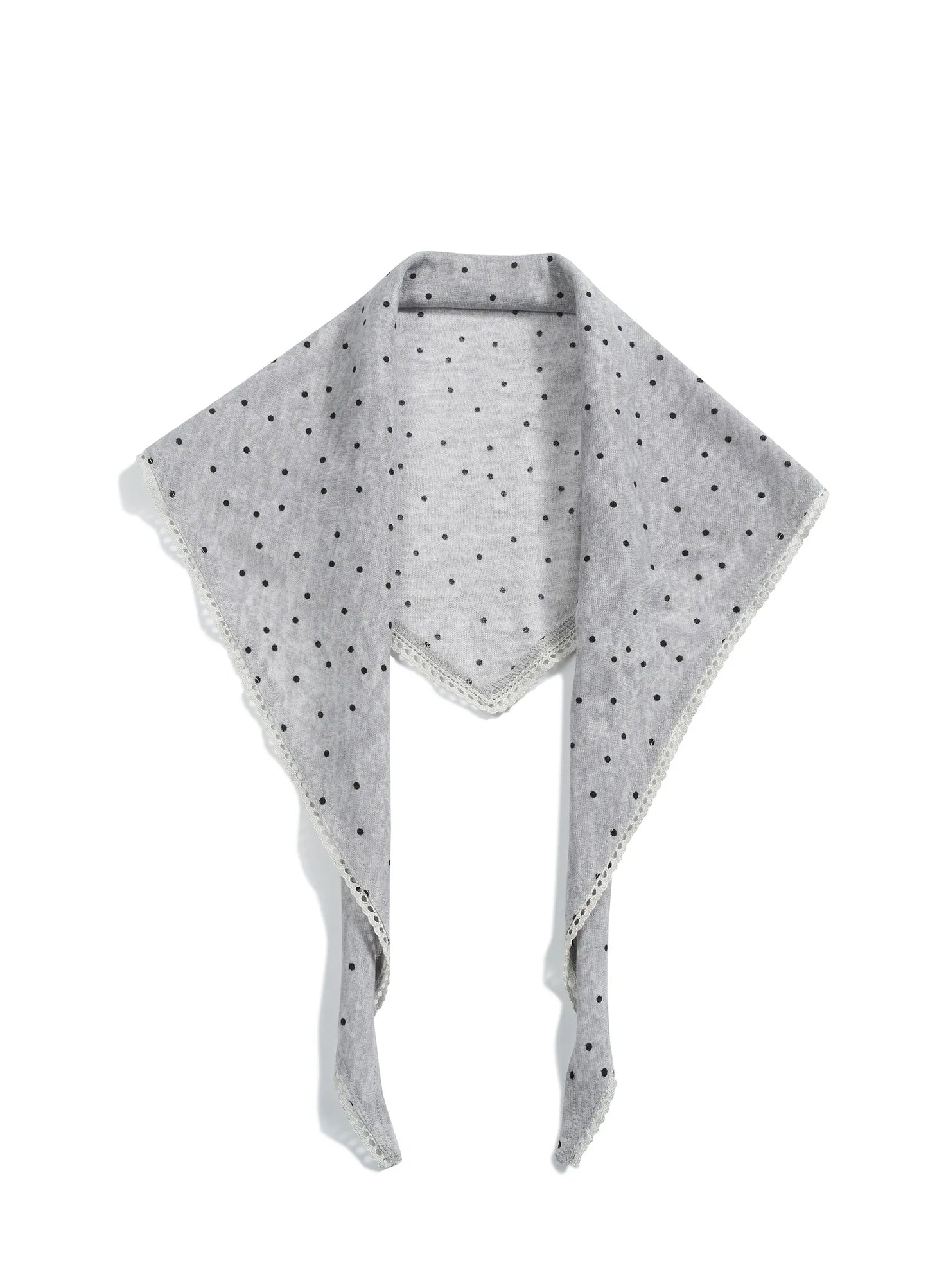 Polka Dot Knitted Bandana