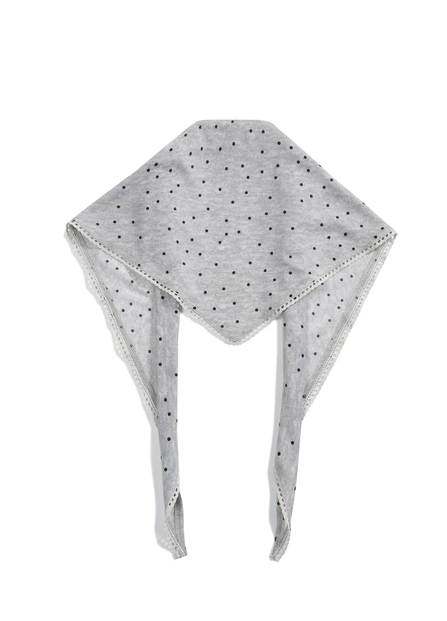 Polka Dot Knitted Bandana