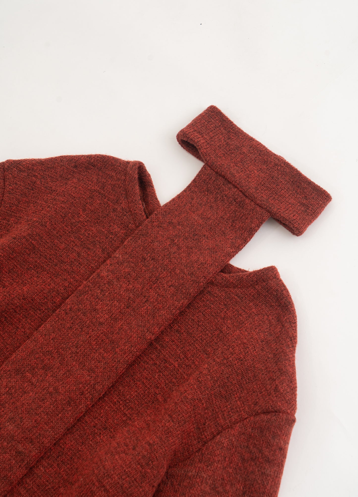 Raw Edge Turtleneck