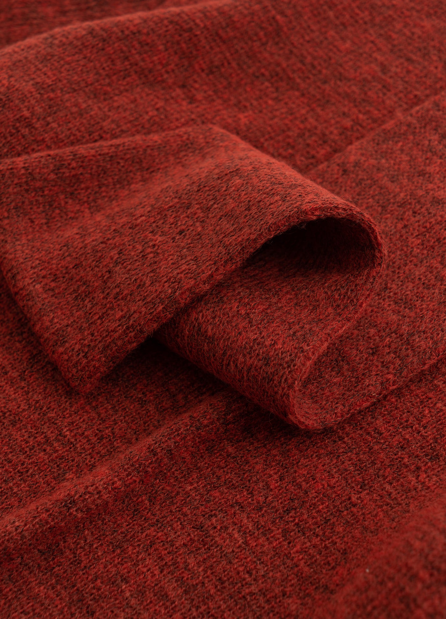 Raw Edge Turtleneck