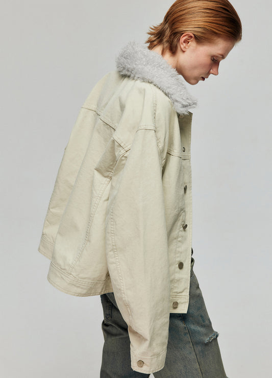Removable Shearling Work Jacket
