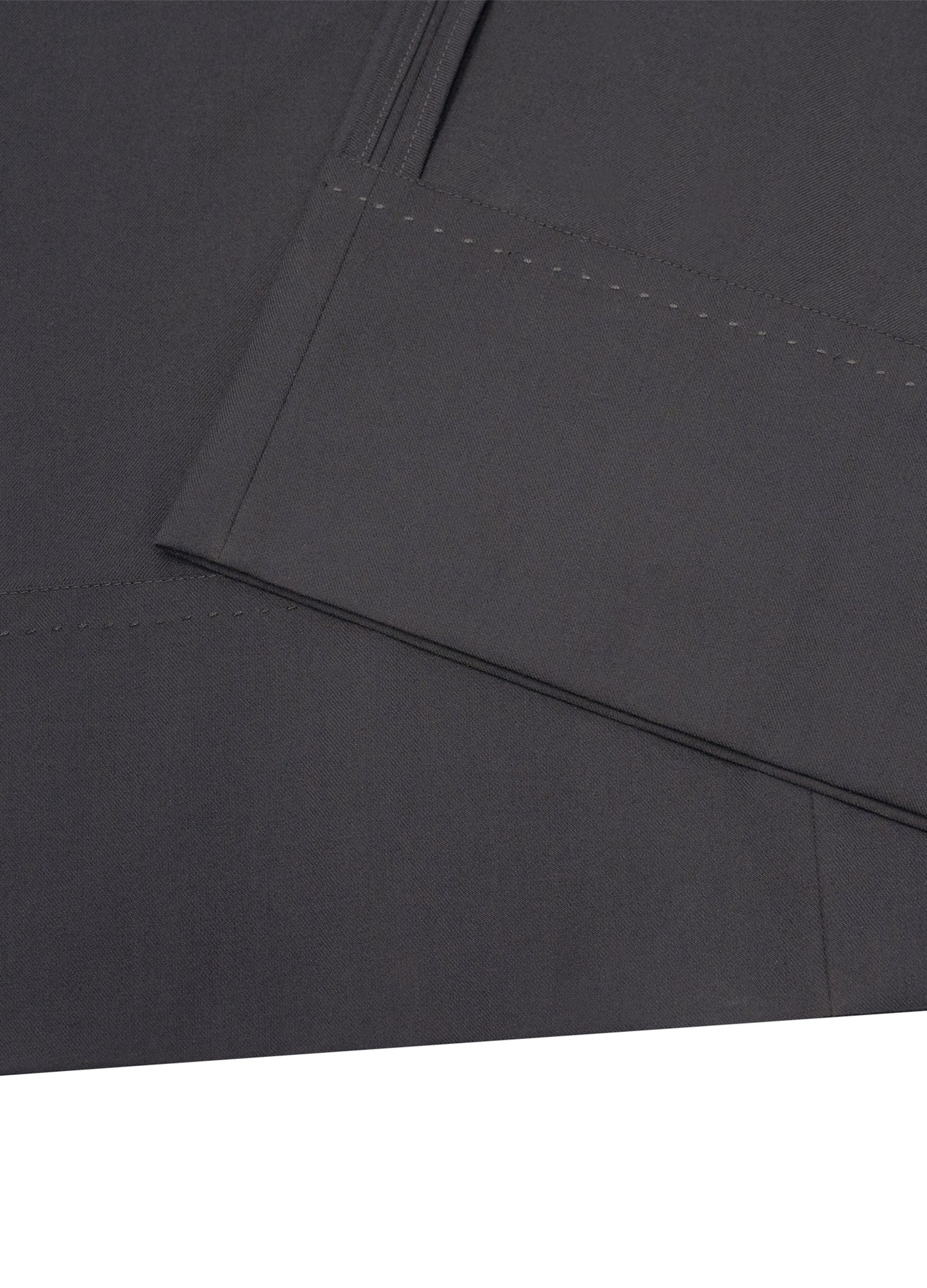 Reverse Seam Wide Leg Trousers