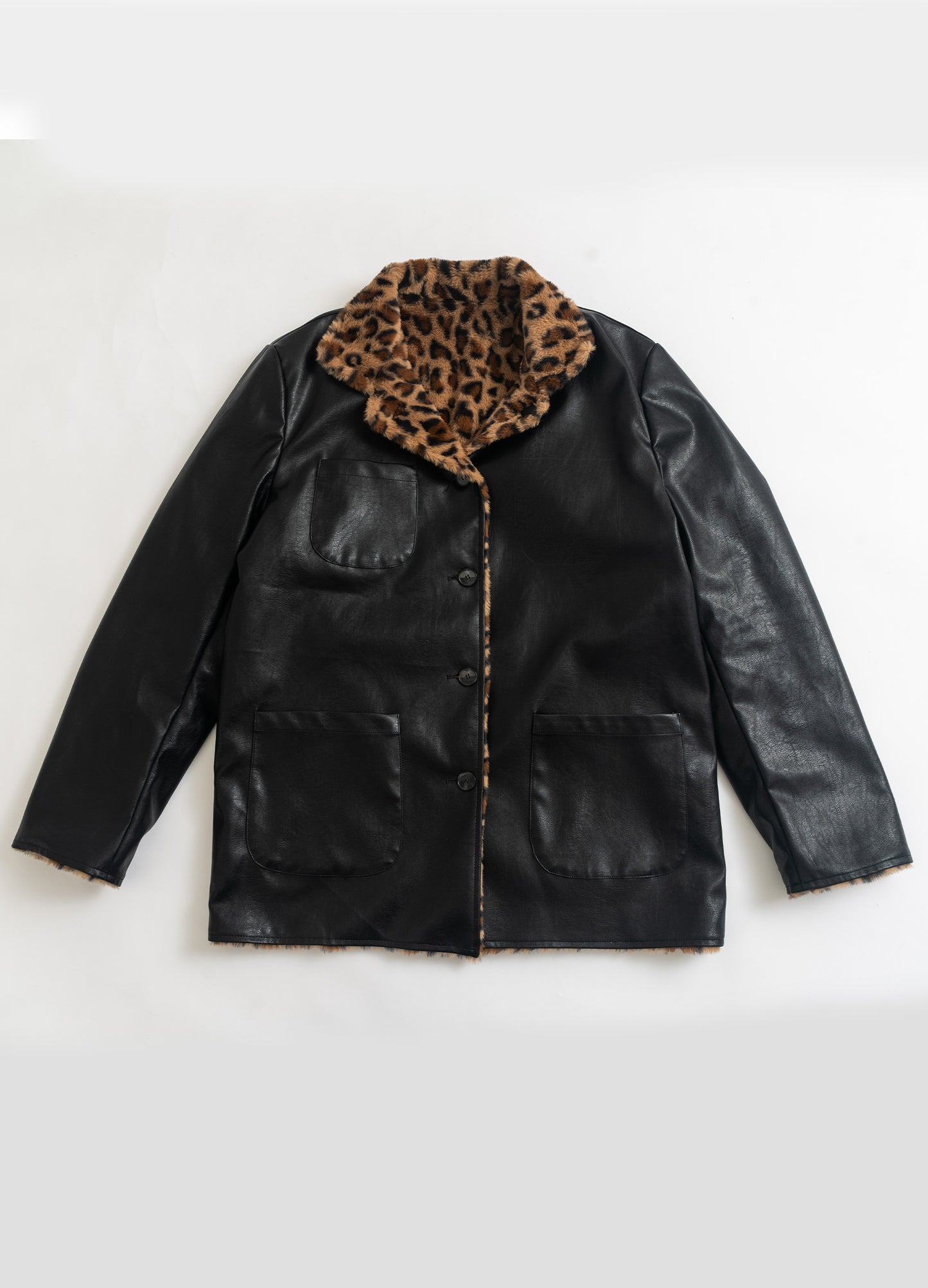 Reversible Leopard Jacket