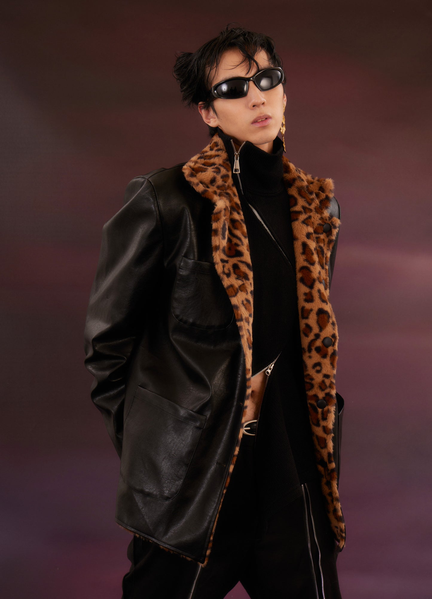 Reversible Leopard Jacket