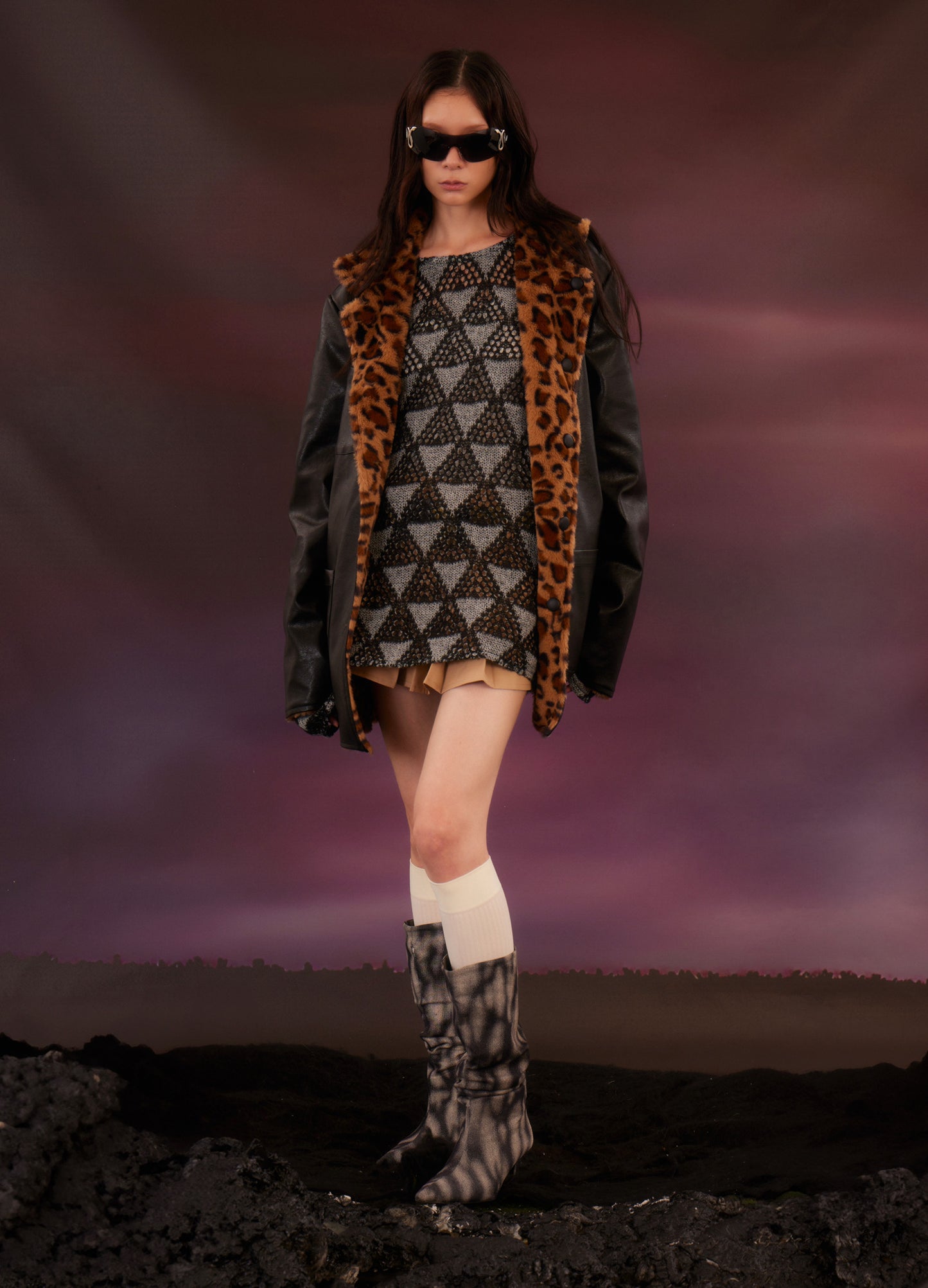 Reversible Leopard Jacket