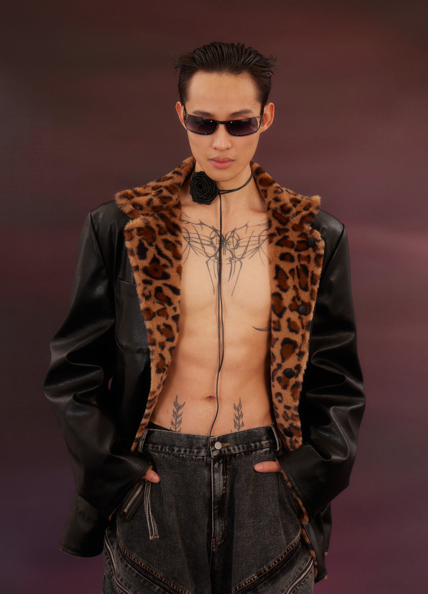 Reversible Leopard Jacket