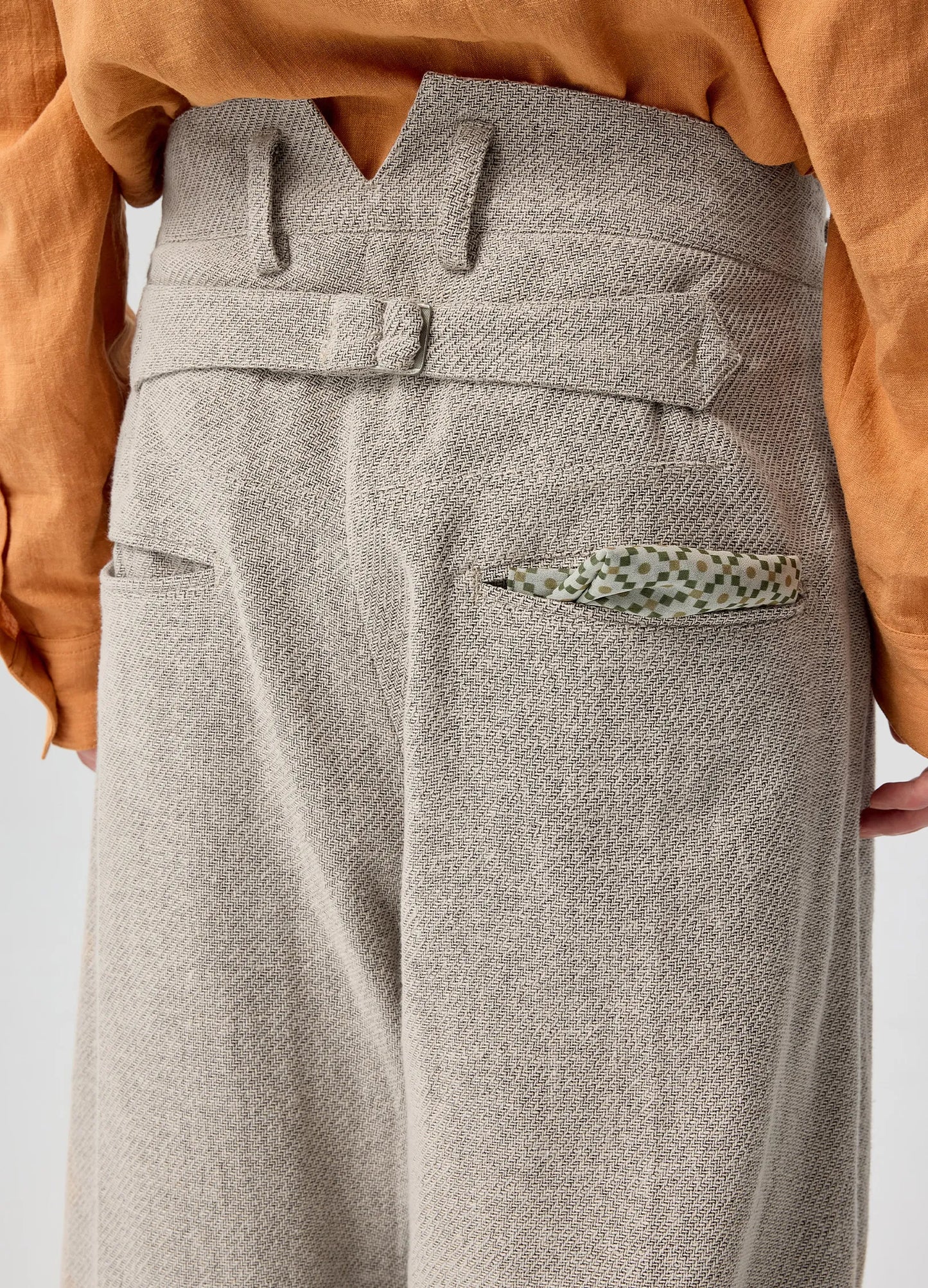 Raw Linen Trousers
