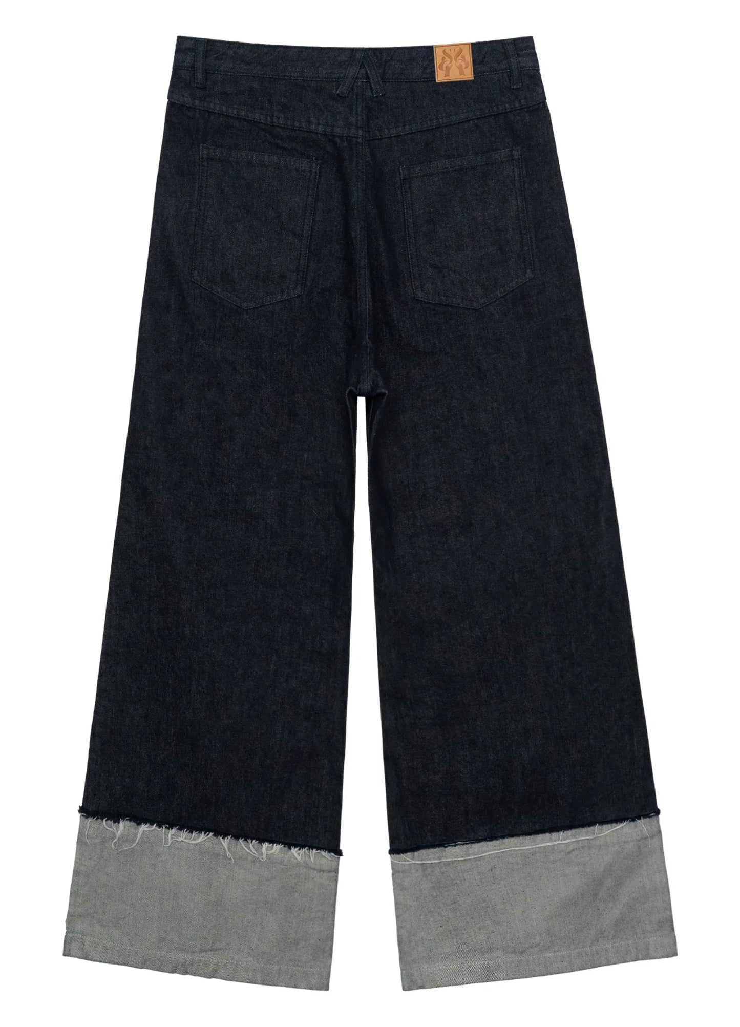Raw Edge Cuff Denim