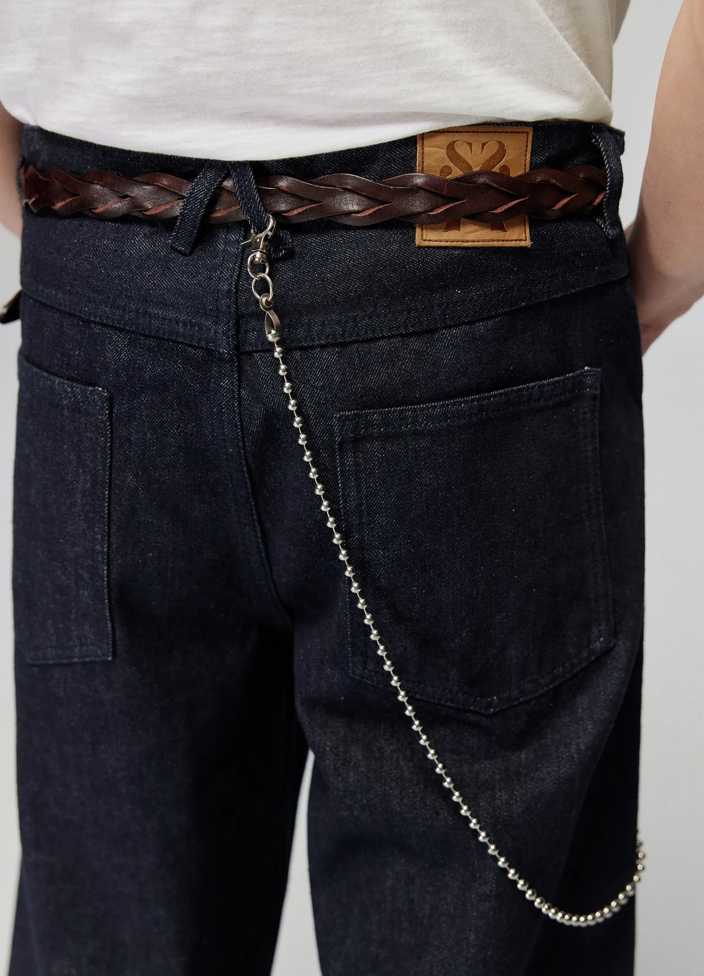 Raw Edge Cuff Denim