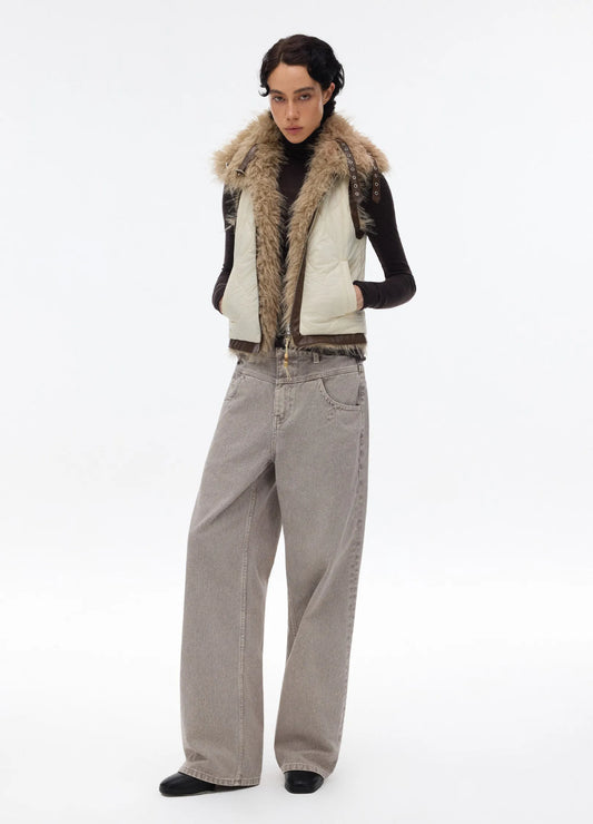 Reversible Faux Fur Vest