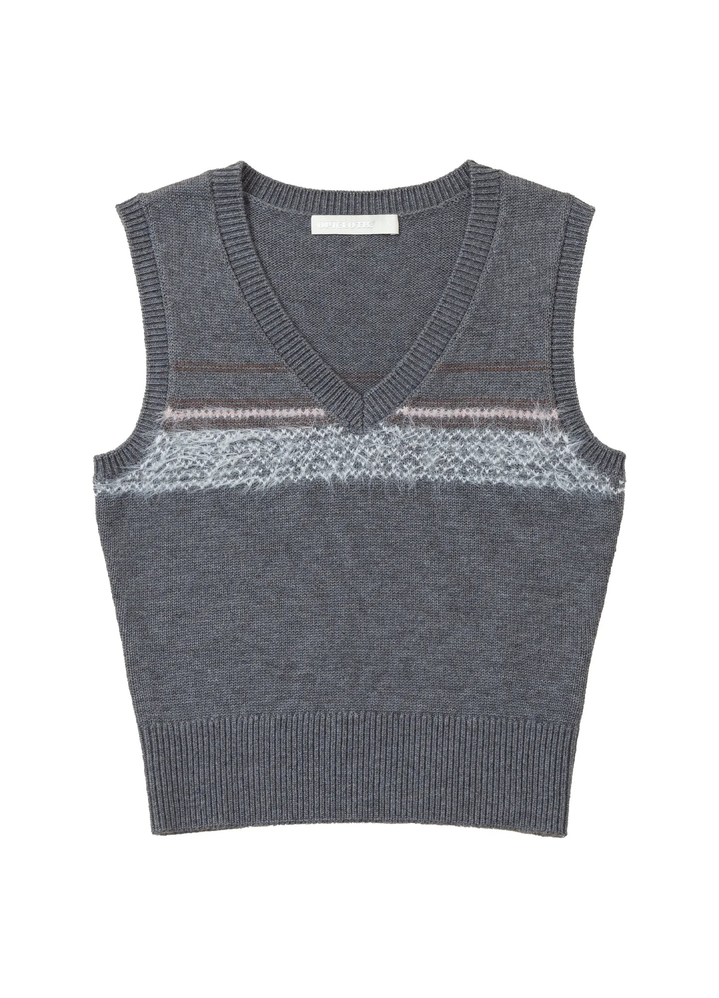 Ribbed Cut Vest
