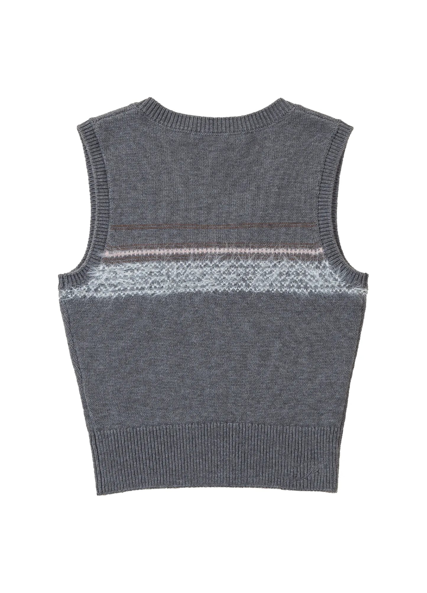 Ribbed Cut Vest