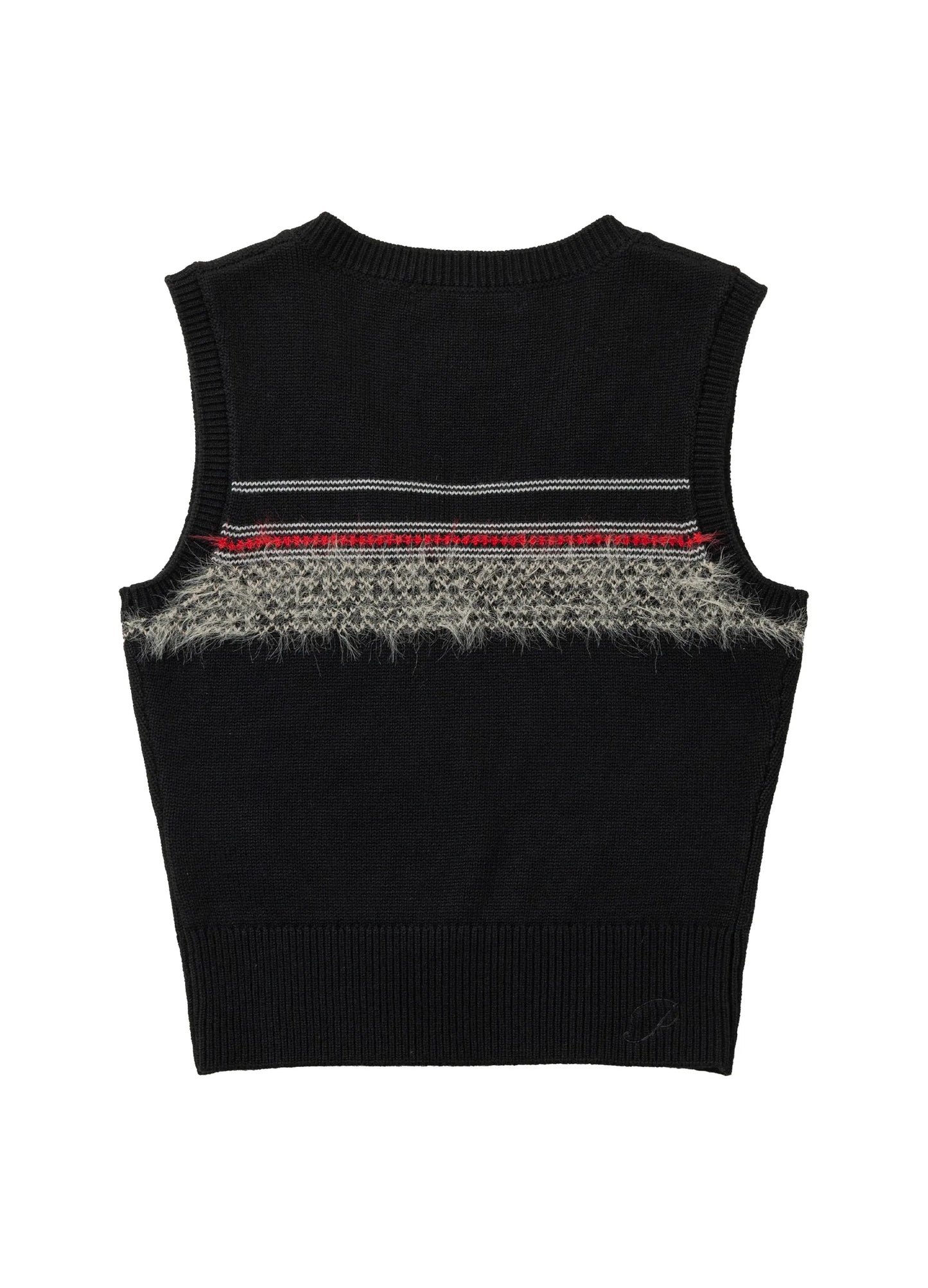 Ribbed Cut Vest