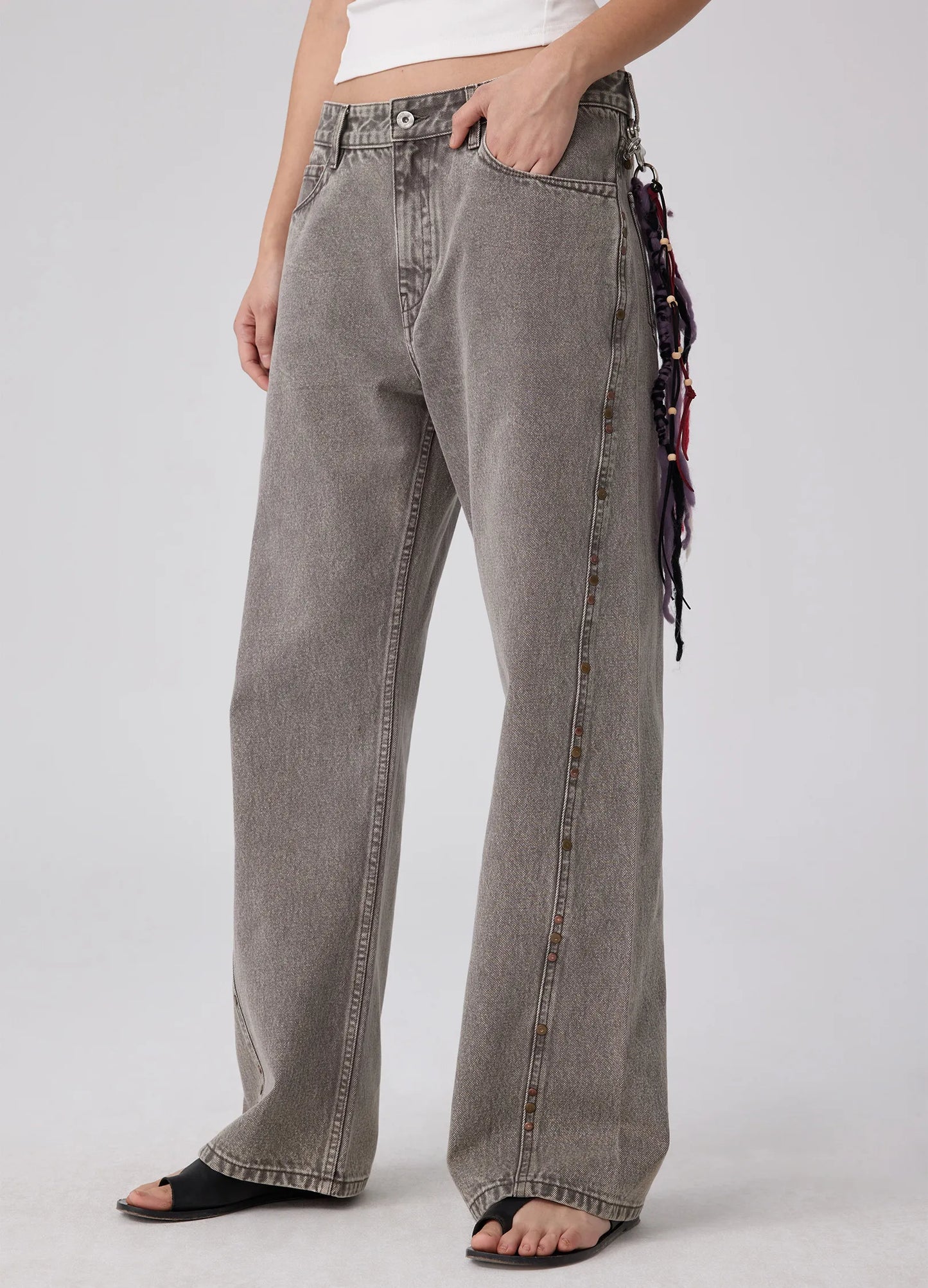 Ribbon Yarn Keychain