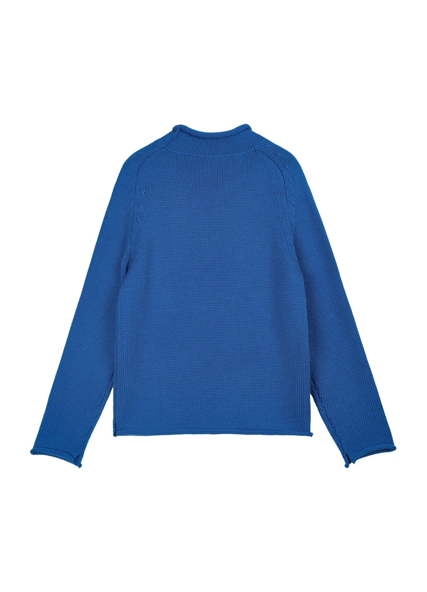 Rolled-Edge Wool Sweater