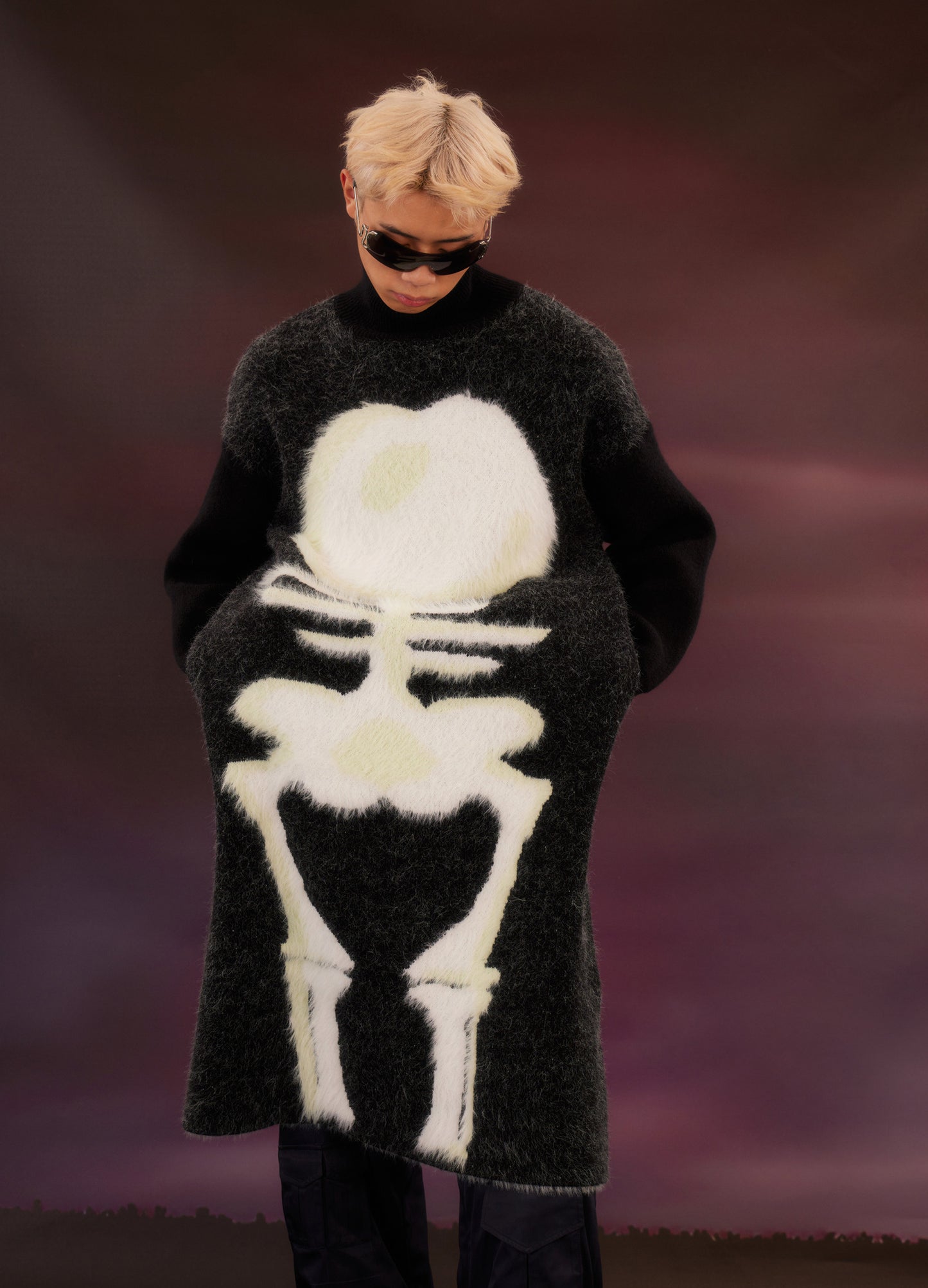 Skeleton Extended Sweater