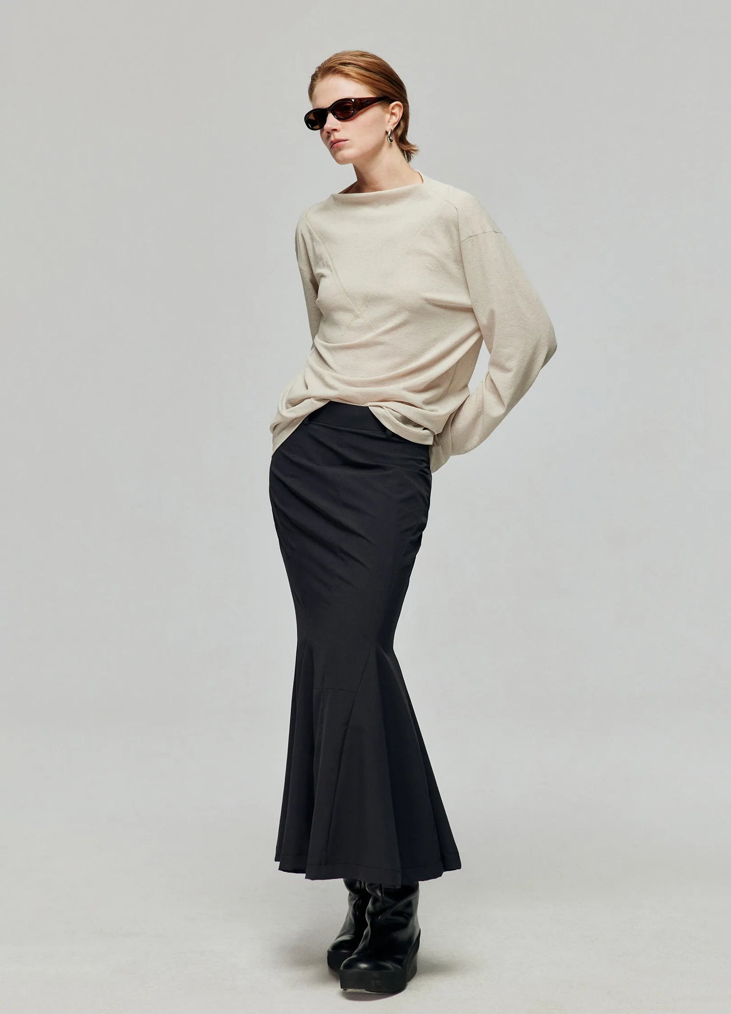 Slim Fishtail Skirt