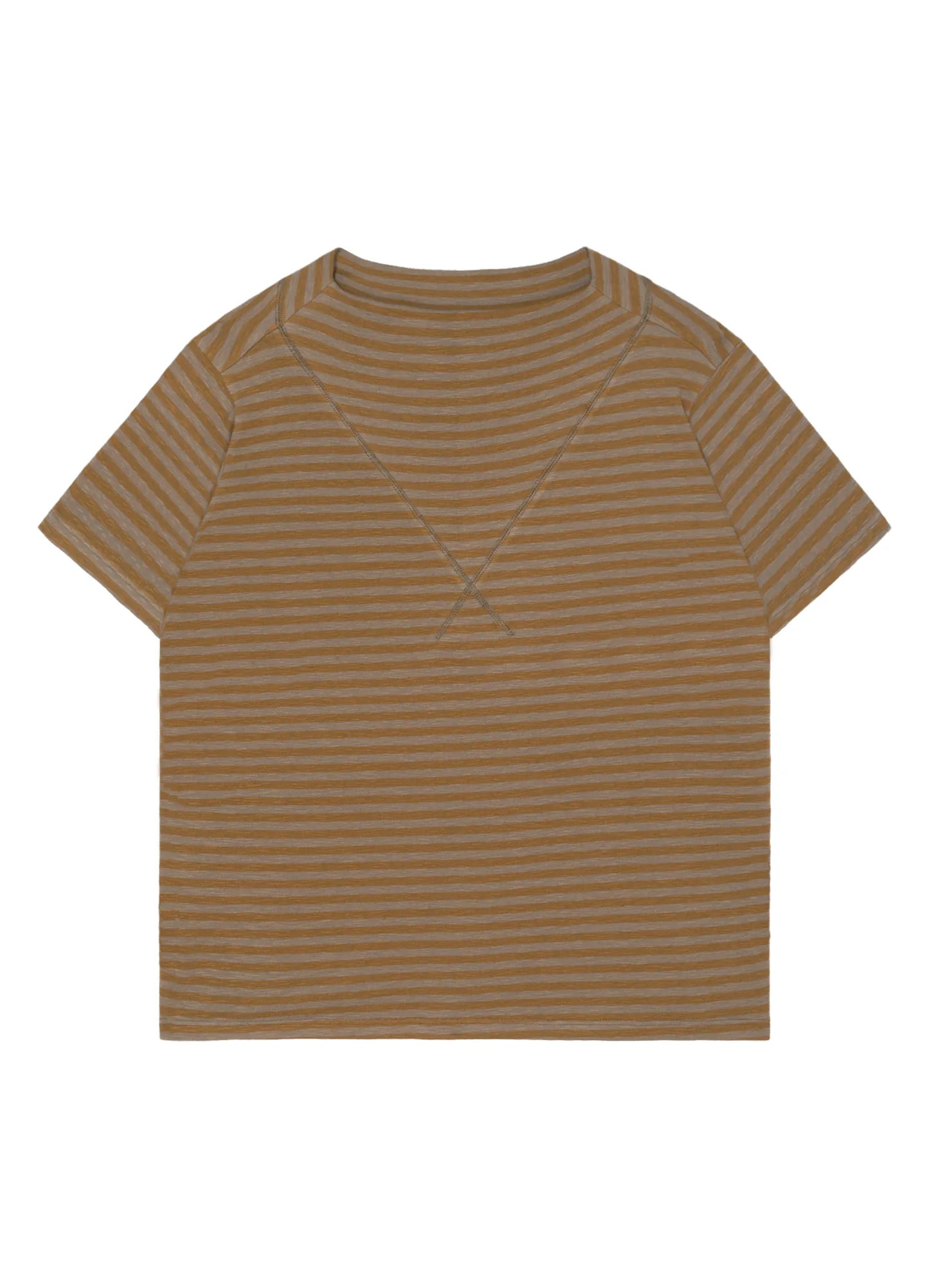 Striped Wide Neck Tee