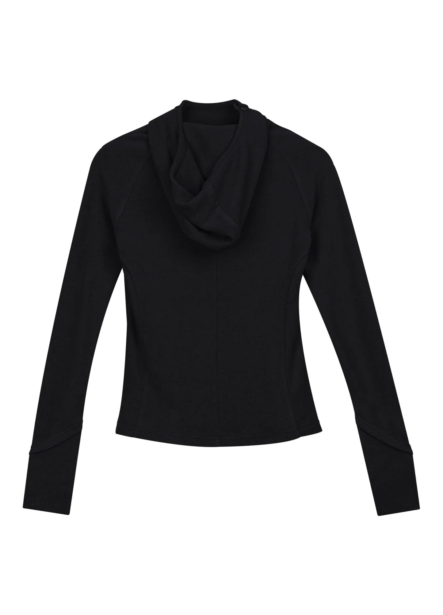 Slit Collar Long Sleeve
